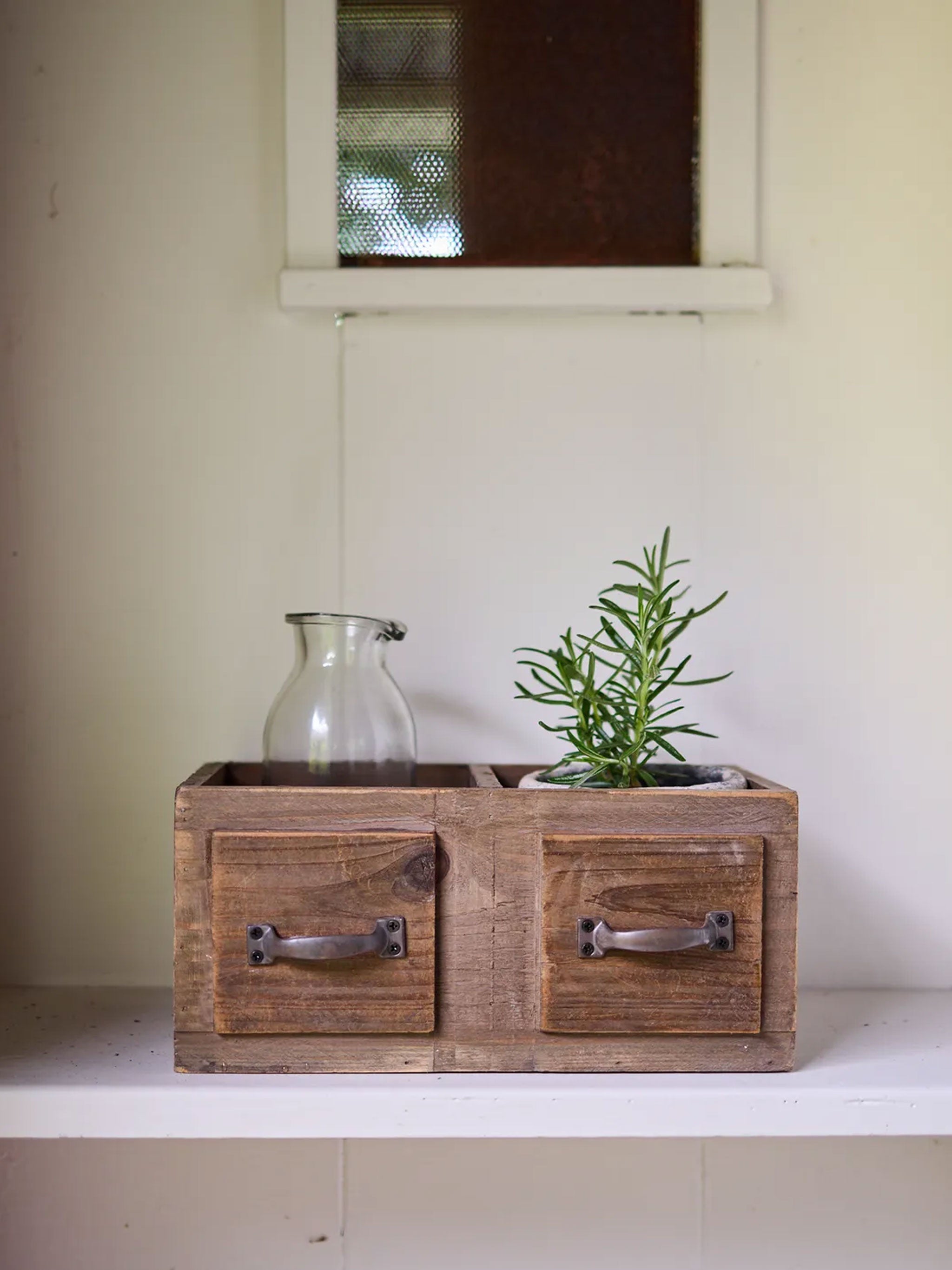 2 Part Organizer Faux Drawers