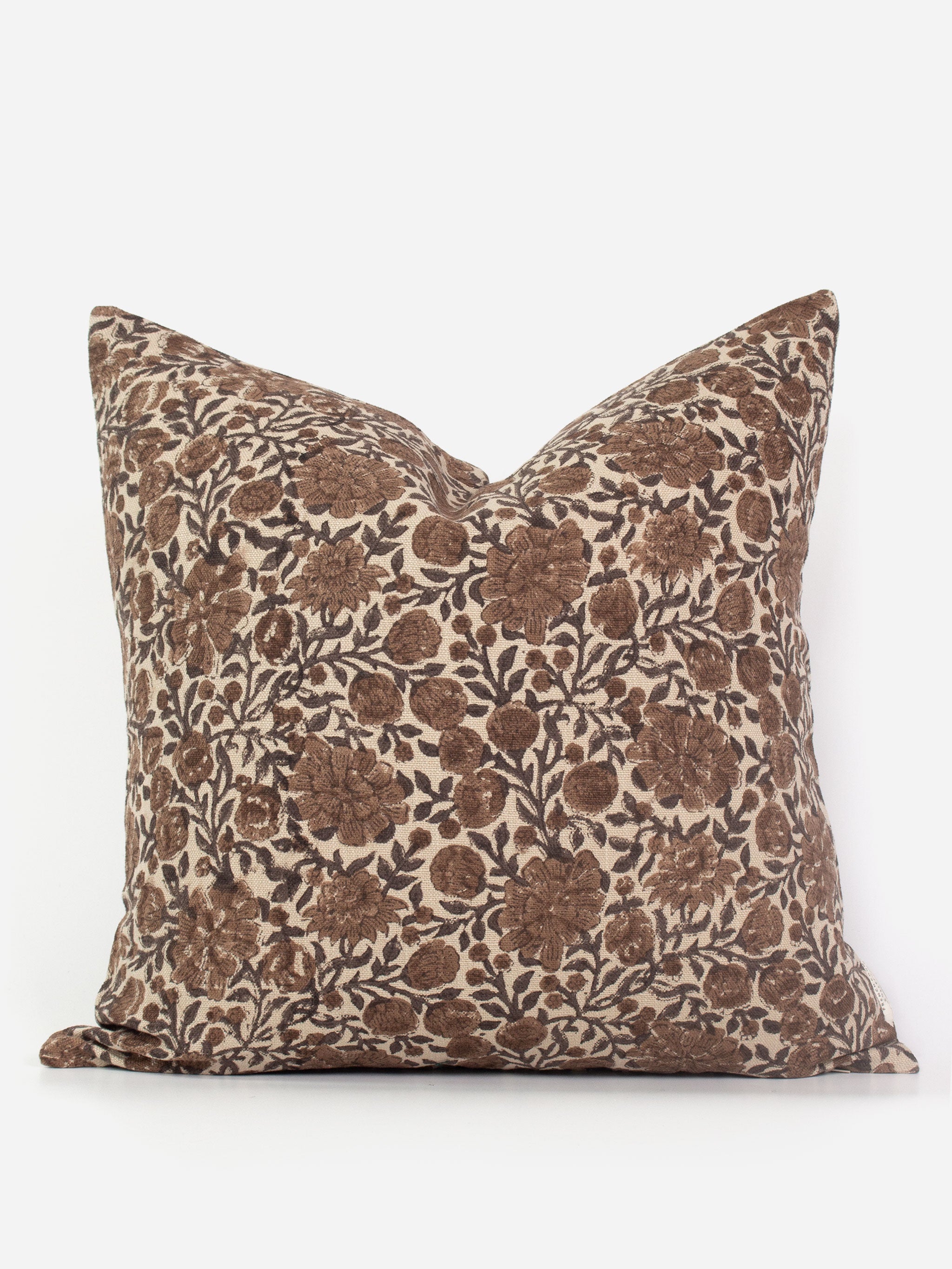 Abigail Floral Handblock Cushion Cover
