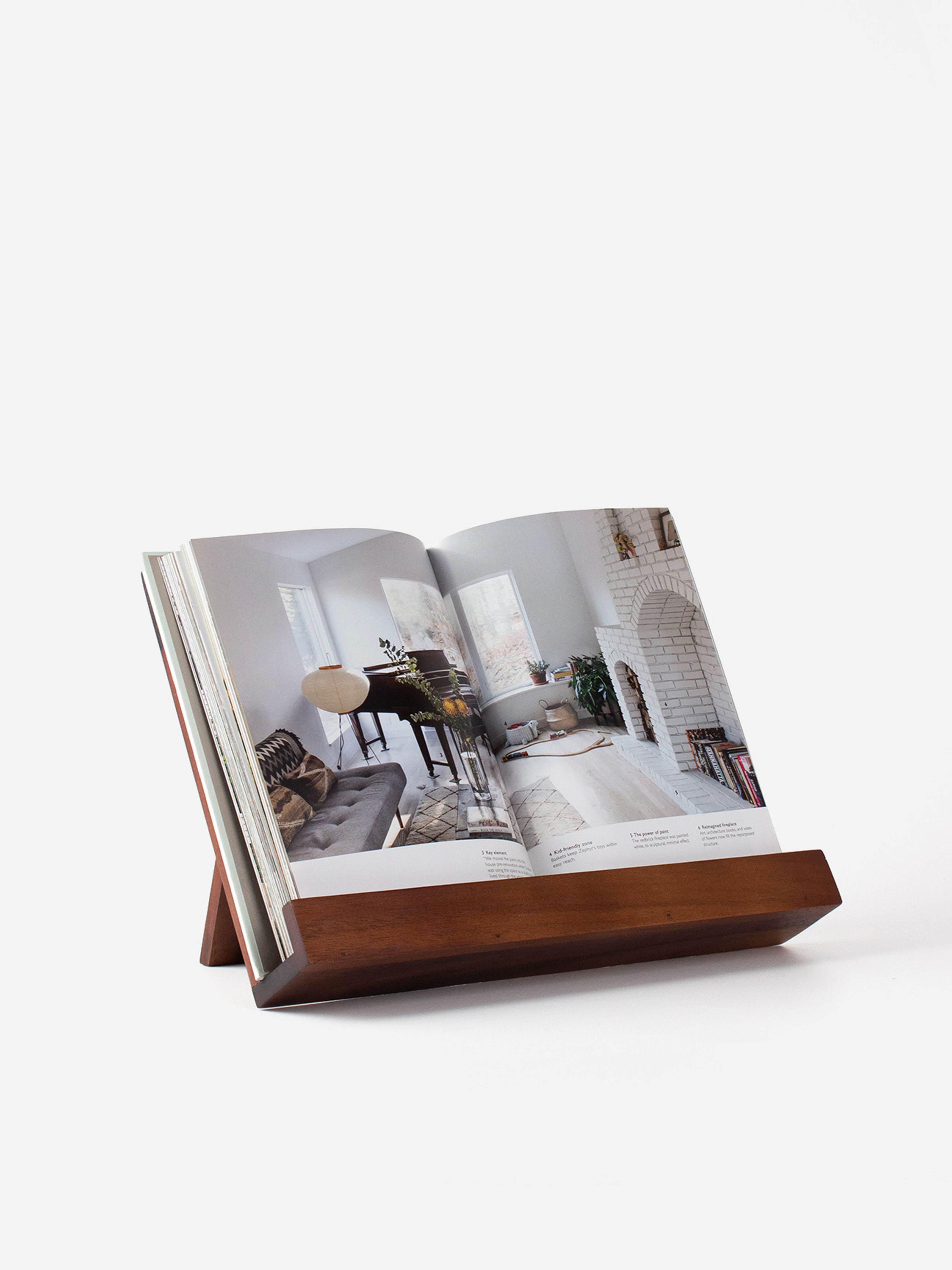 Acacia Recipe Book Holder