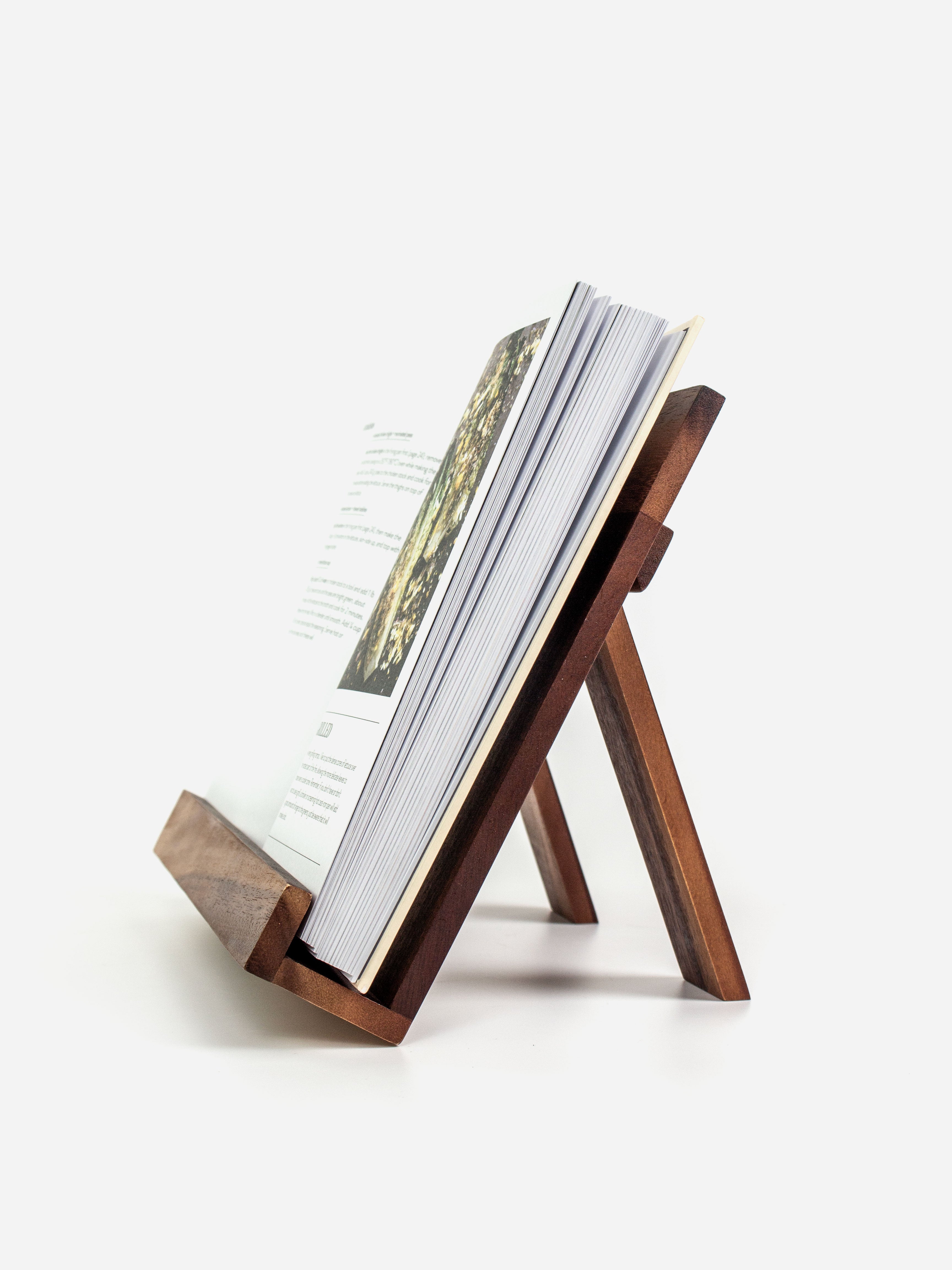 Acacia Recipe Book Holder