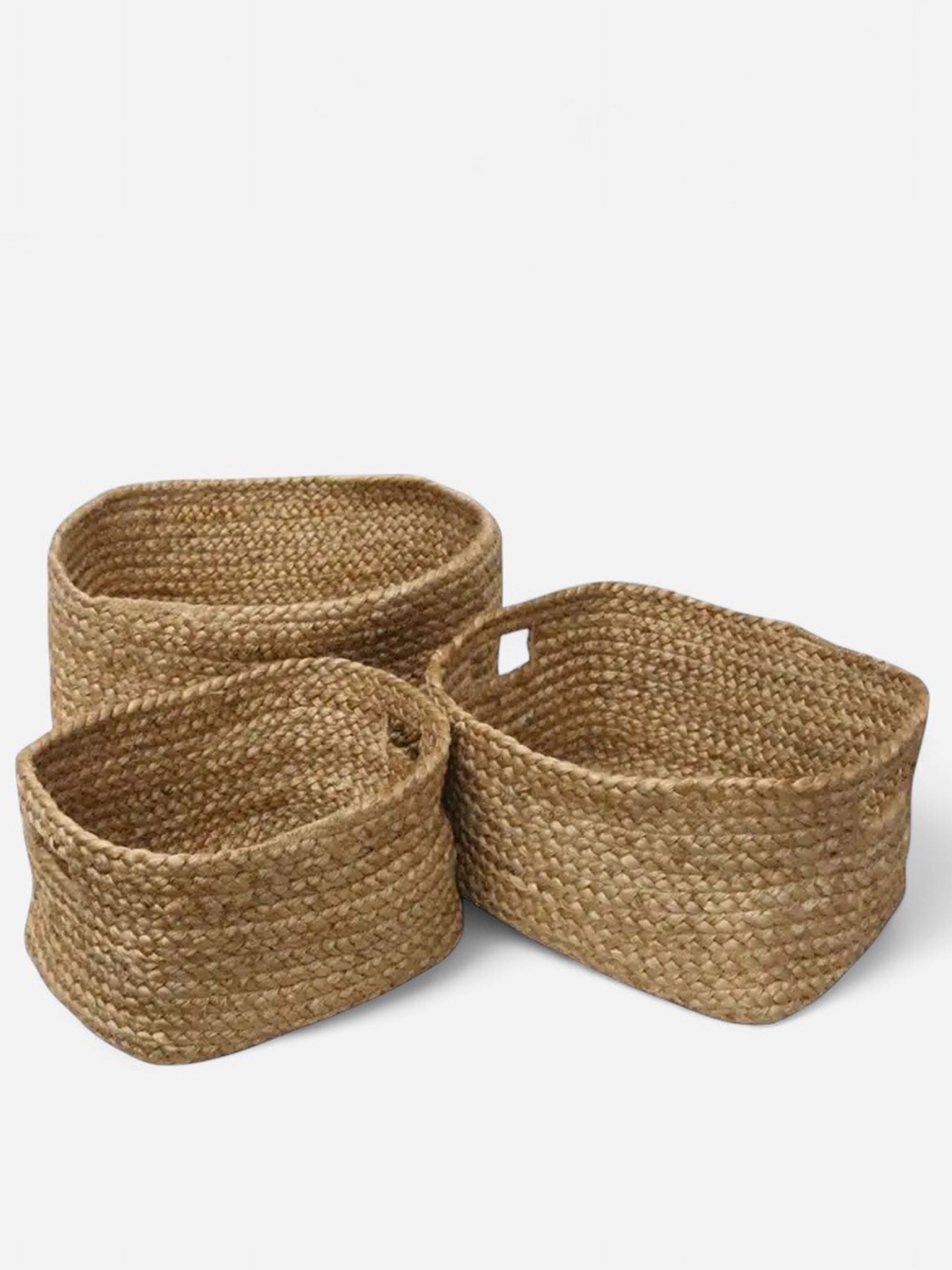 Alba Jute Rectangle Basket
