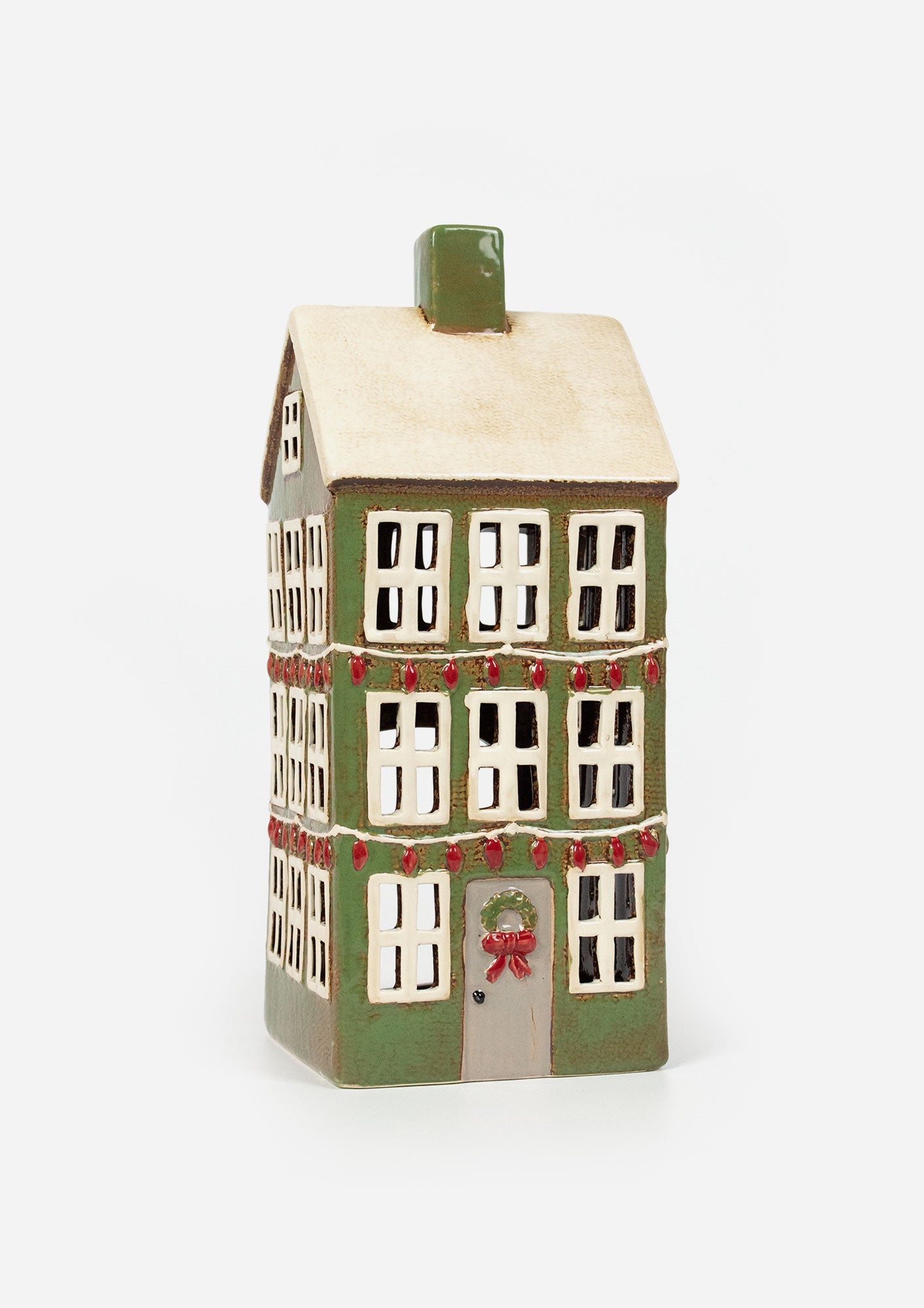 Alsace Grande Christmas Green Tea Light Chalet