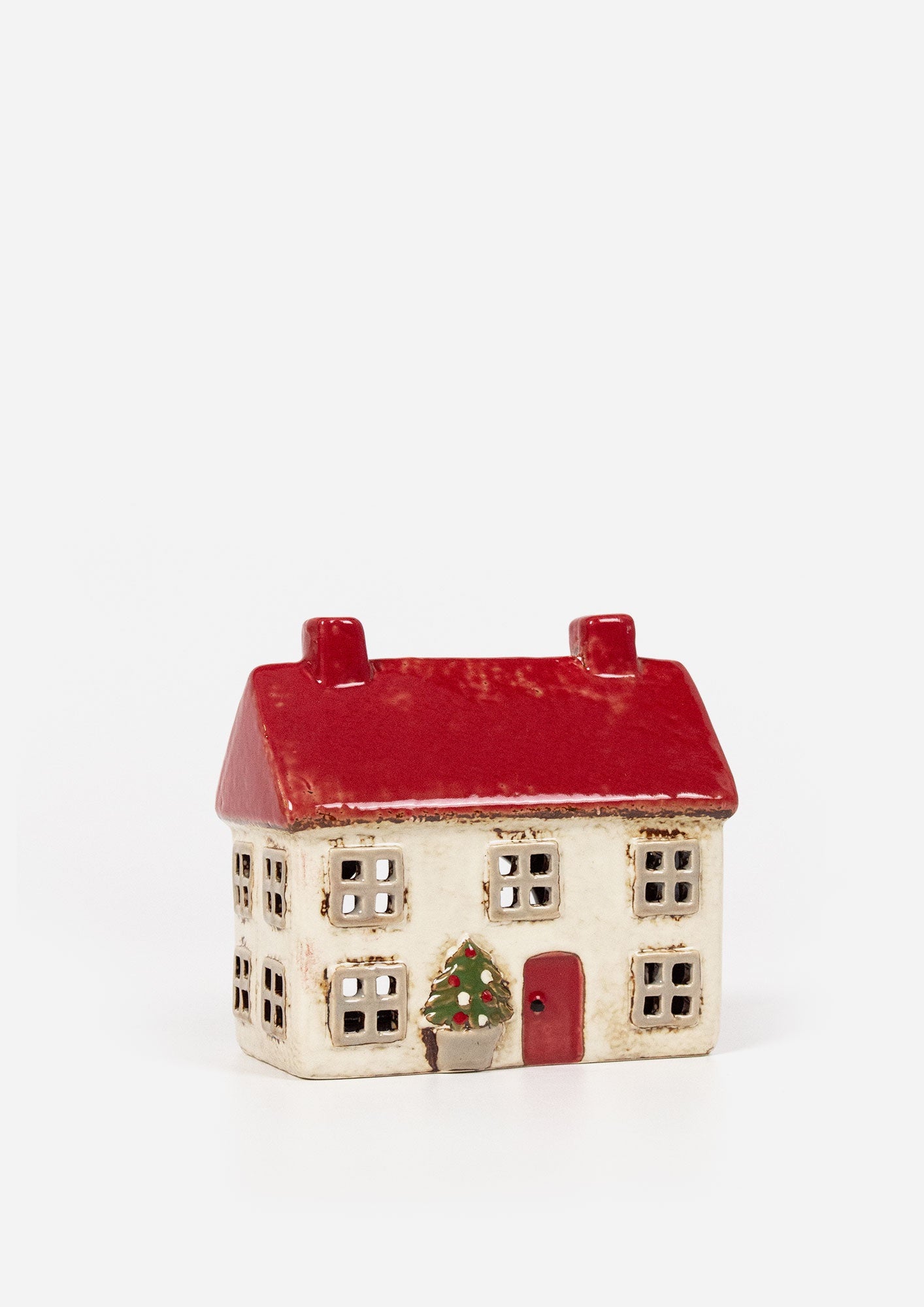 Alsace Christmas Stone Tea Light Cottage
