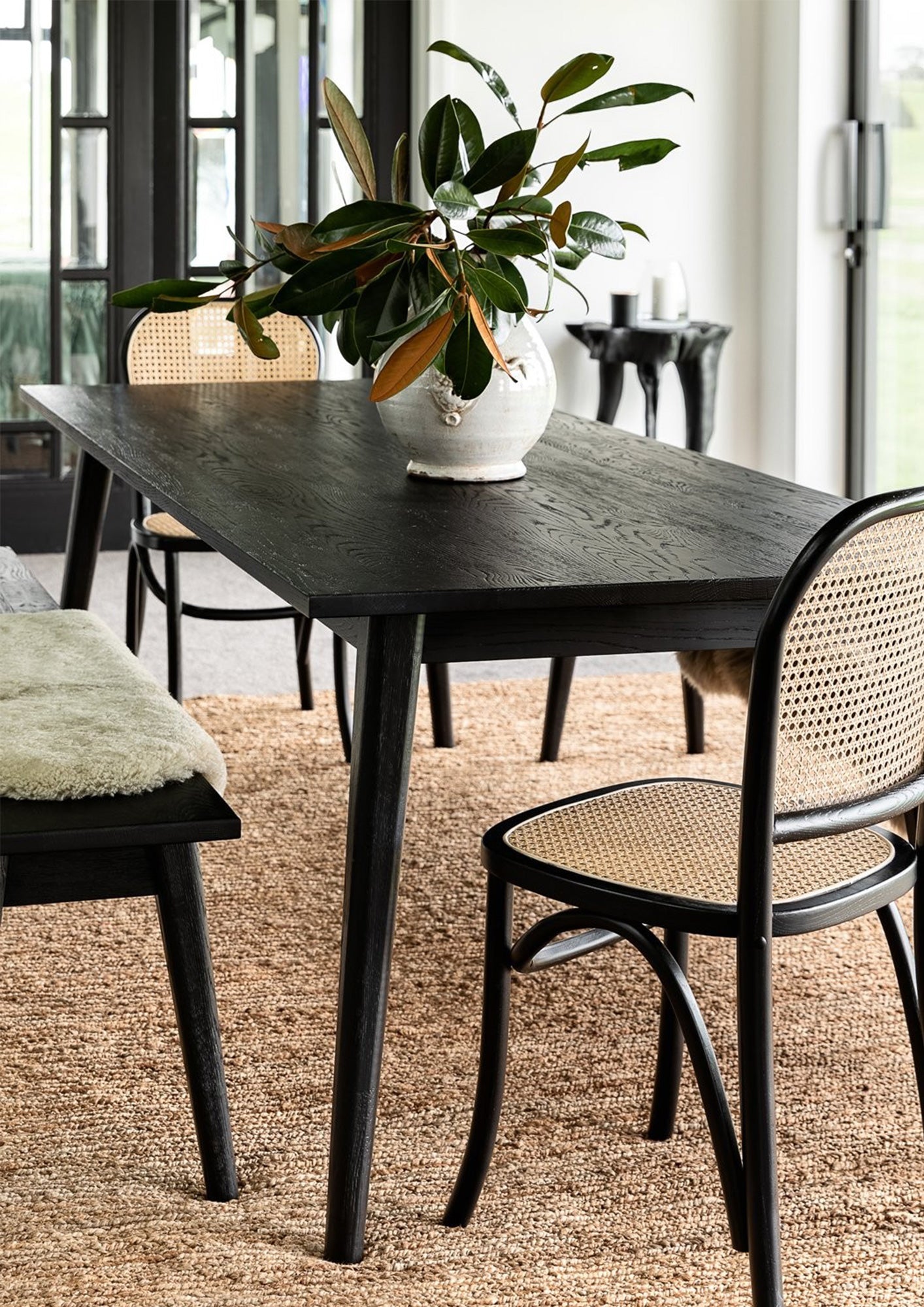 Astrid Black Dining Table