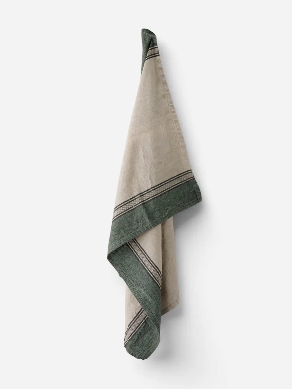 Atelier Green Ribbon Tea Towel
