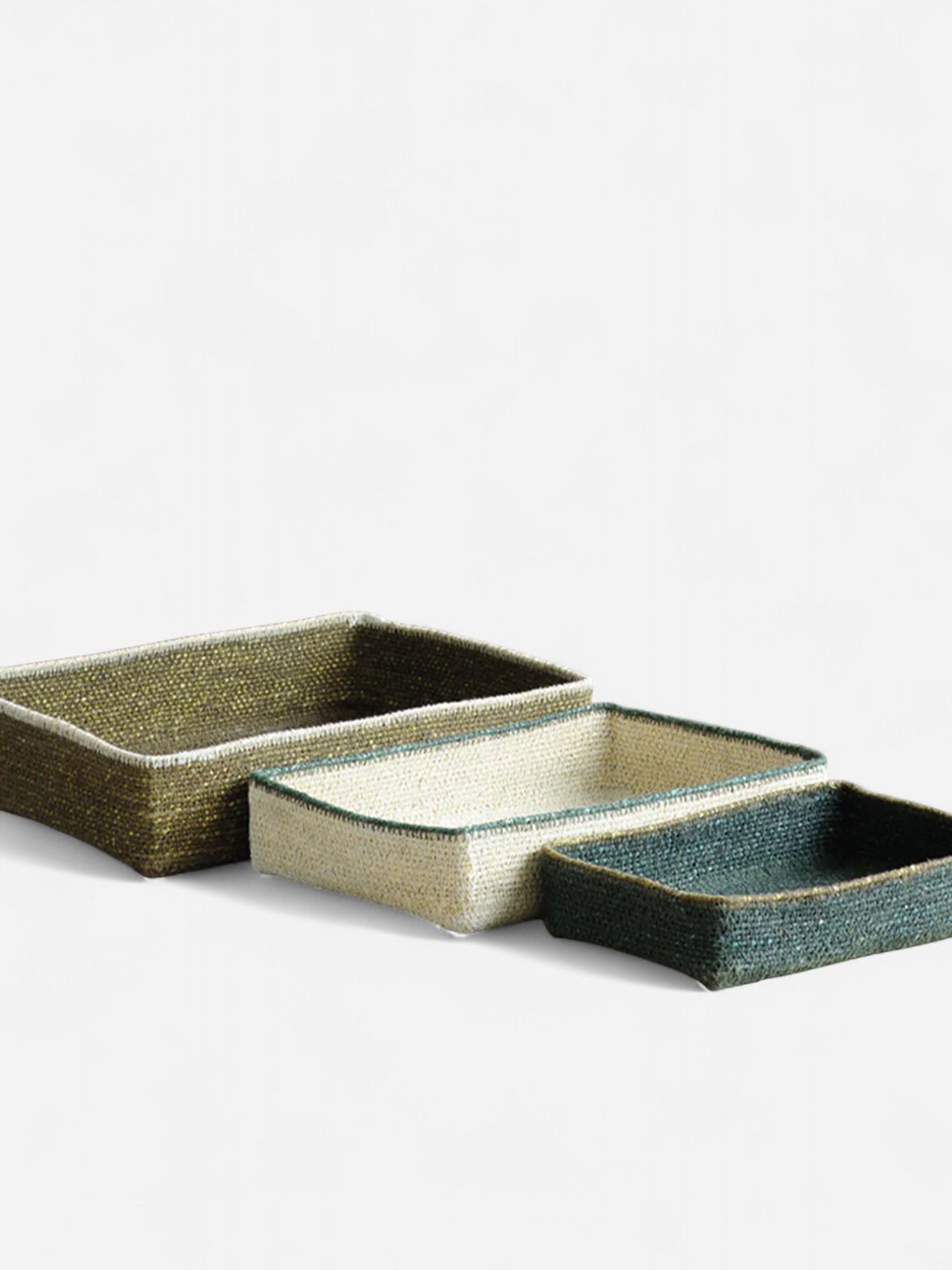 Basso Basket Tray - Moss/Forest
