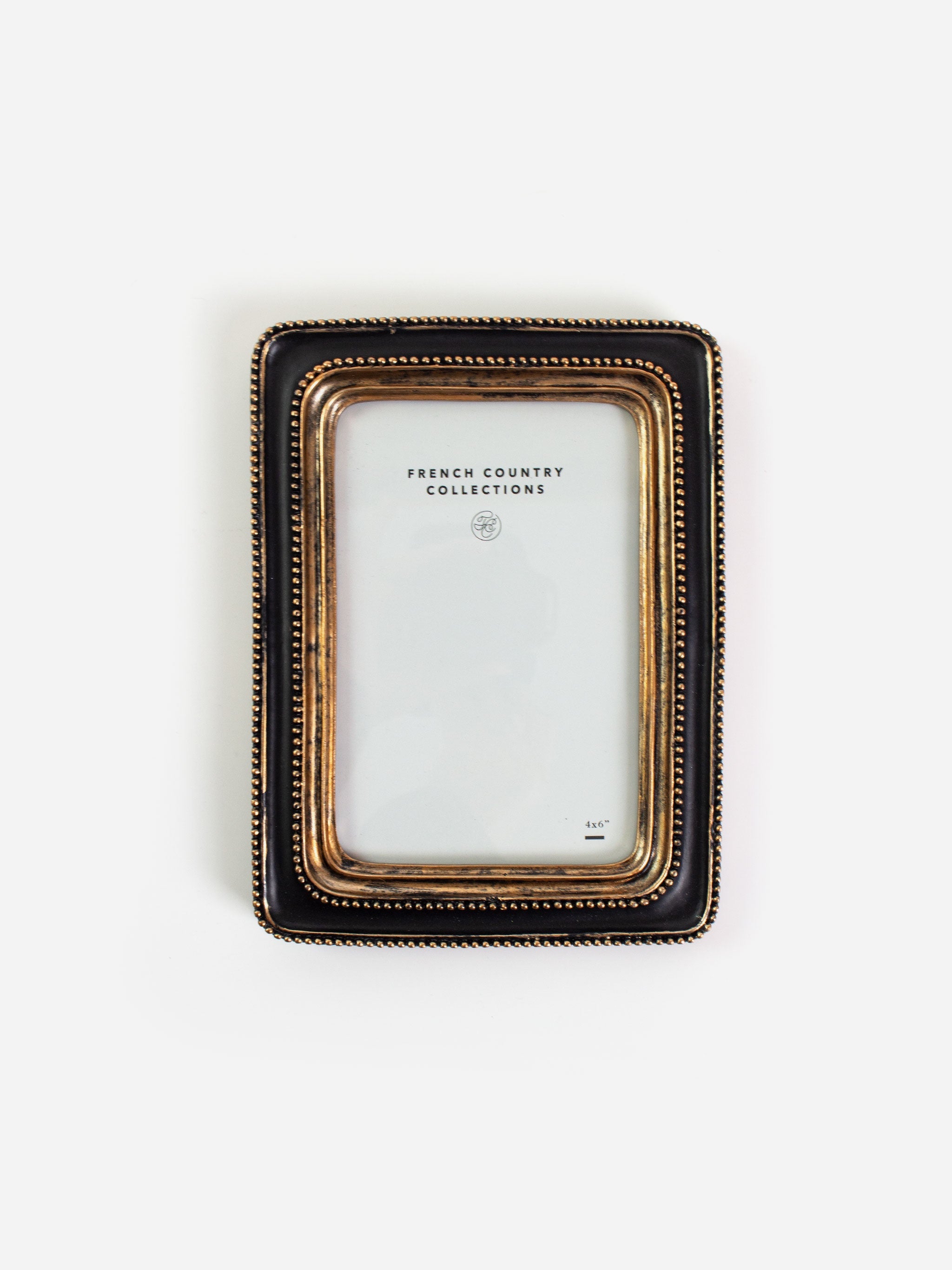 Beaded Black Photo Frame