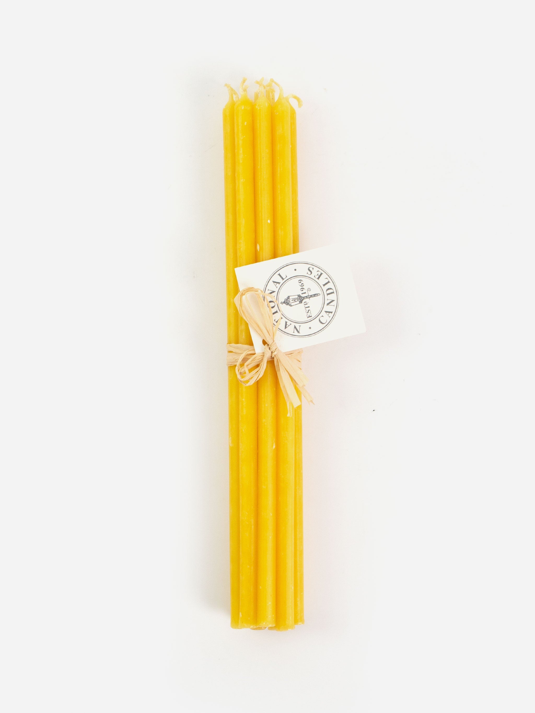 Beeswax Florist Taper Candle Bunch