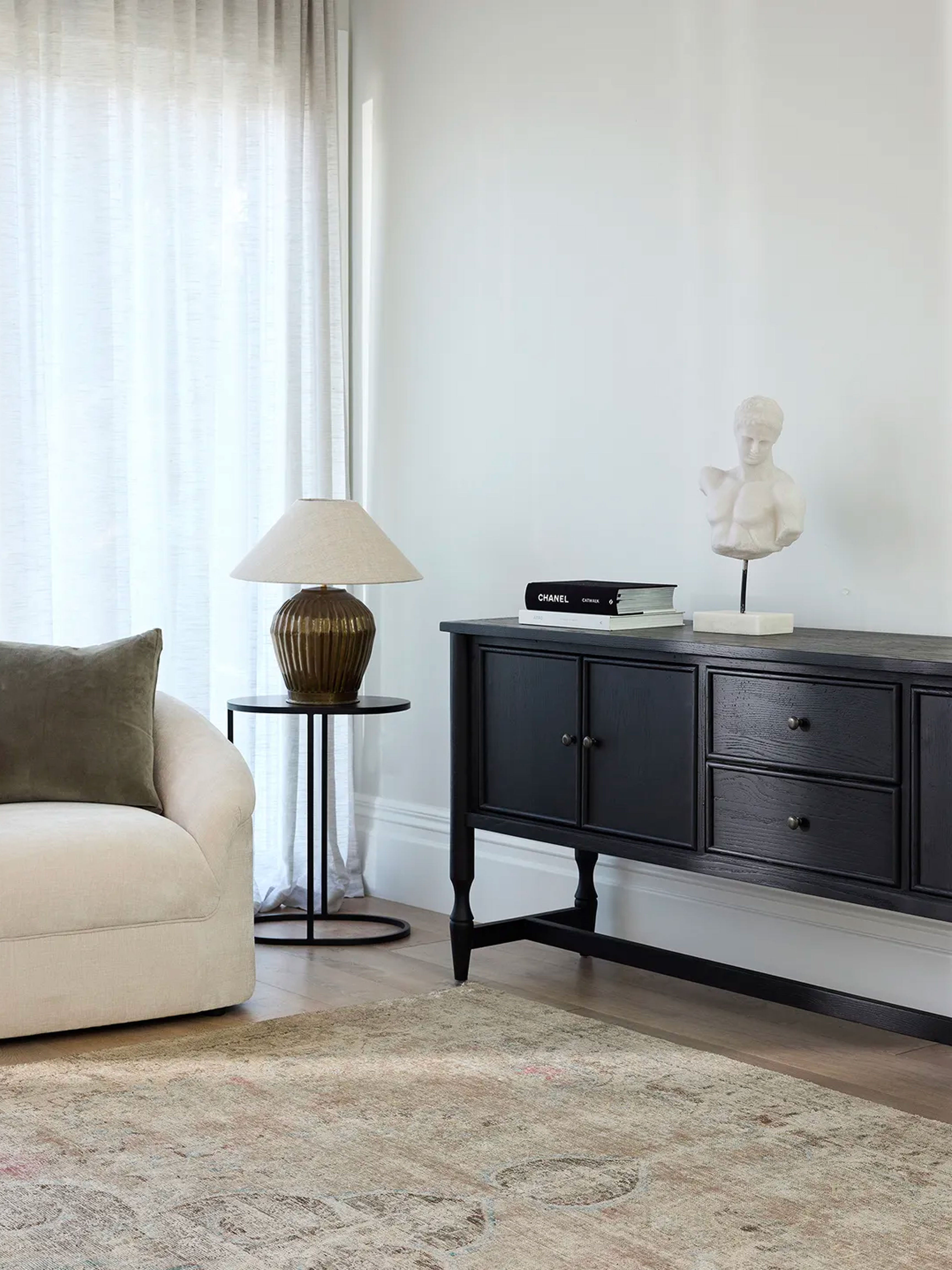 Bernard Black Oak Sideboard