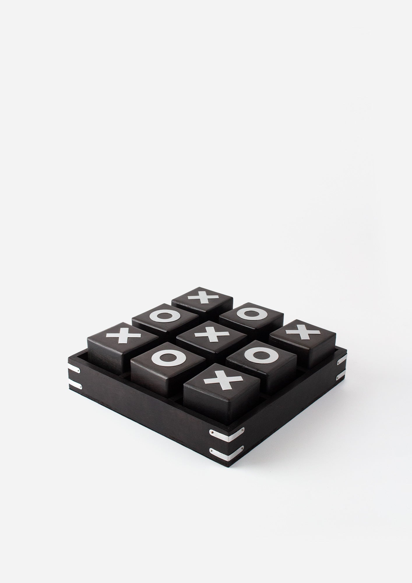 Black & Nickel Tic Tac Toe