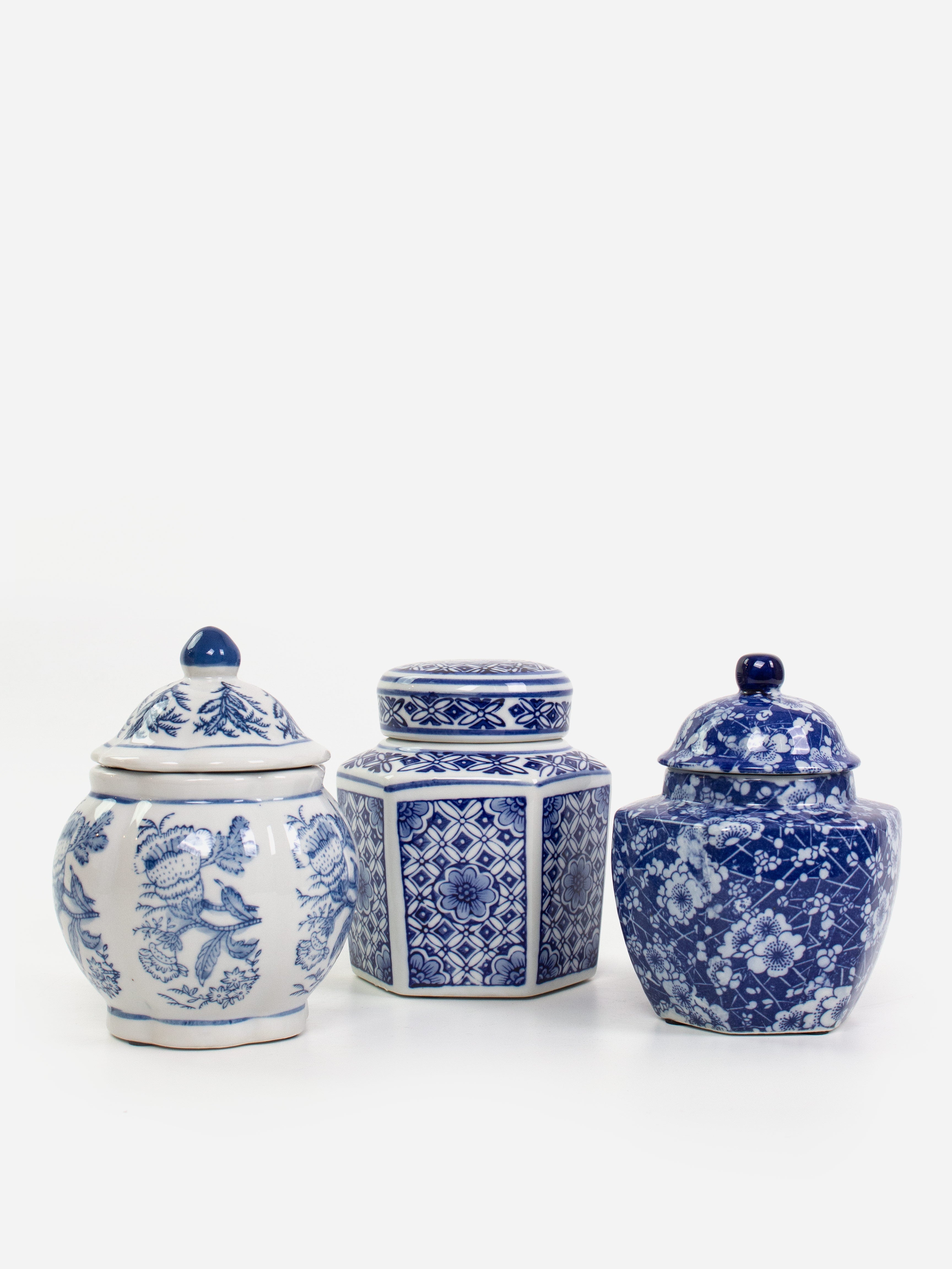 Blue and White Chinese Ceramic Jar