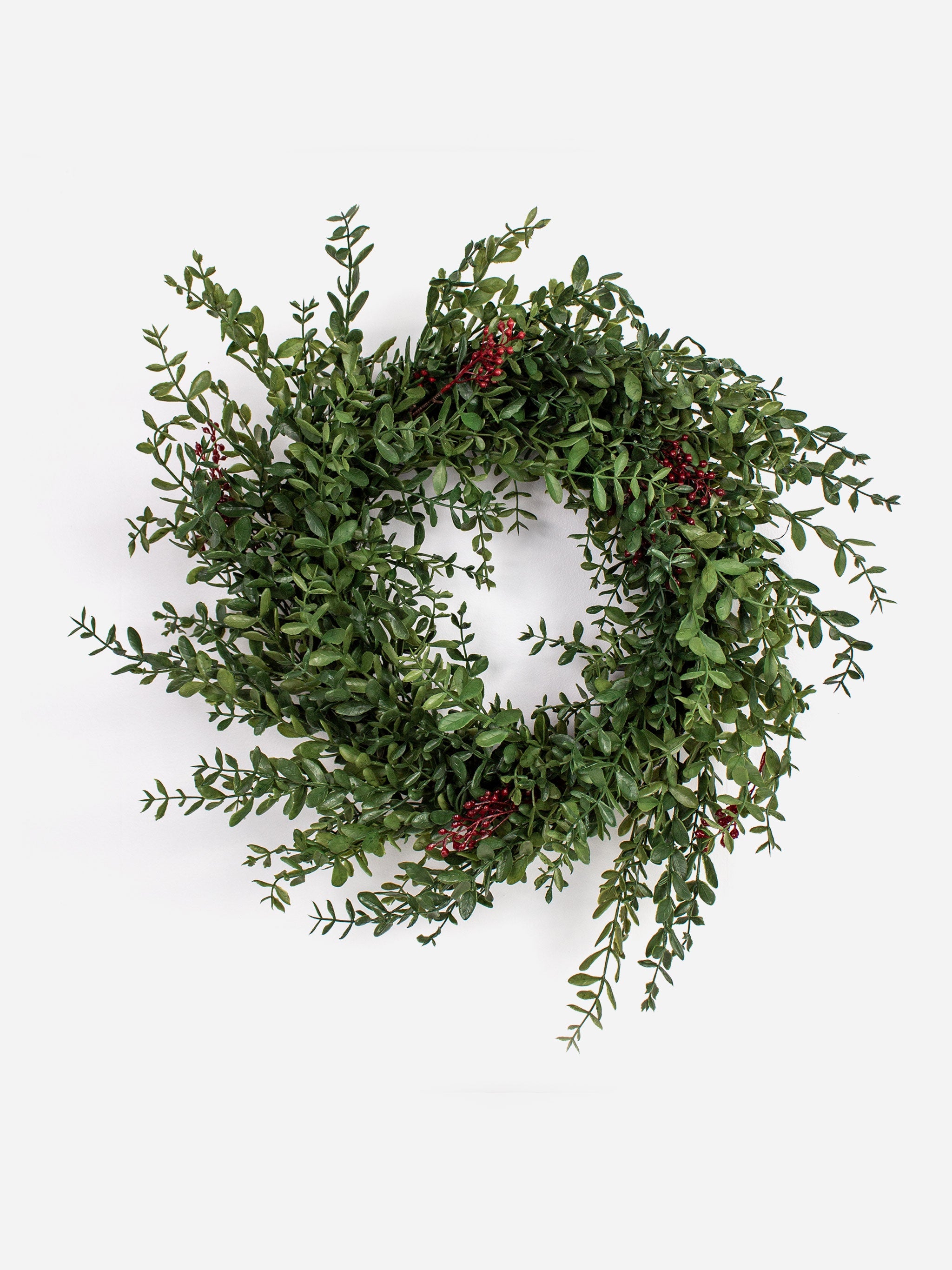 Boxwood Berries Wreath