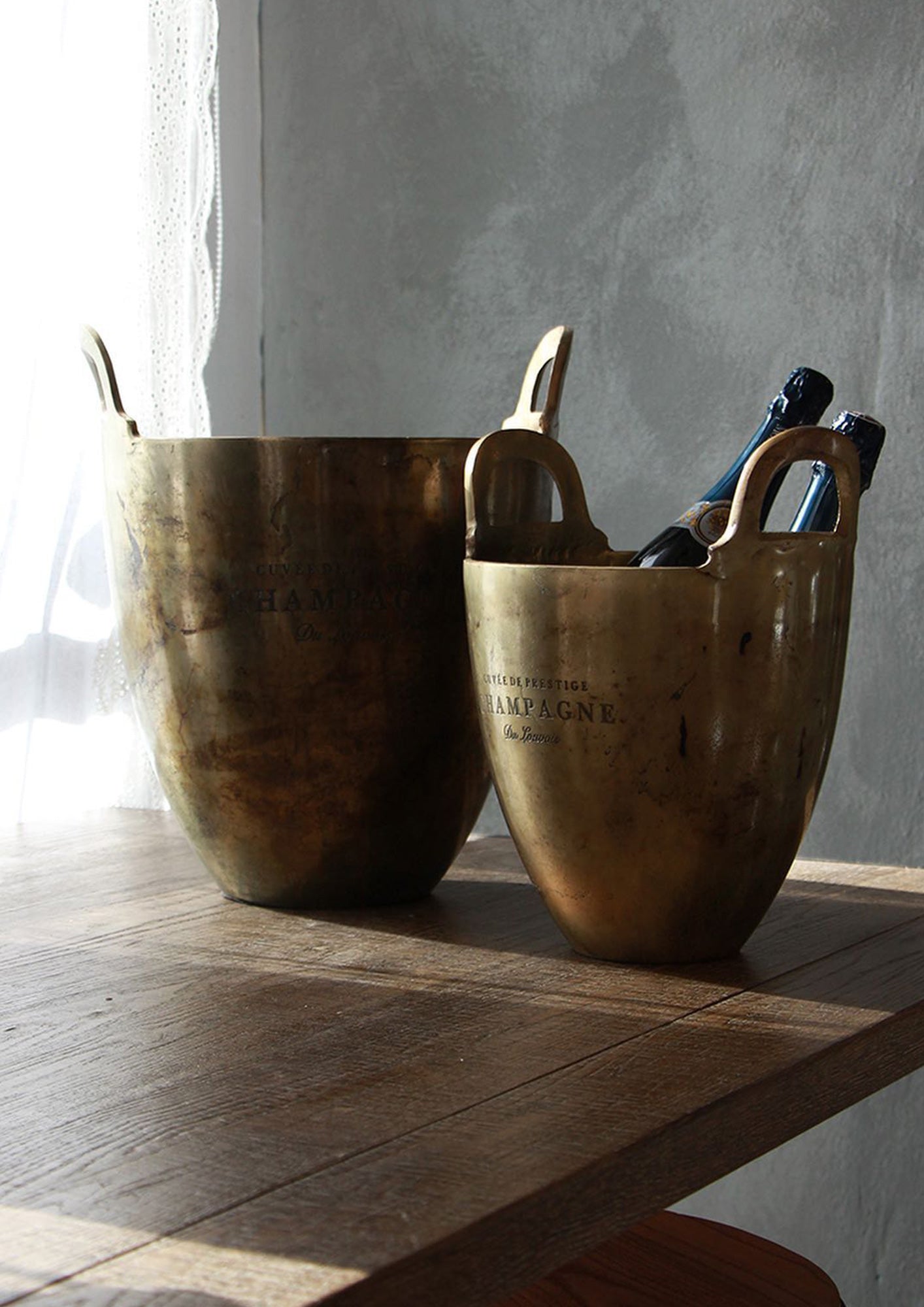 Burnt Pewter Wine Bucket