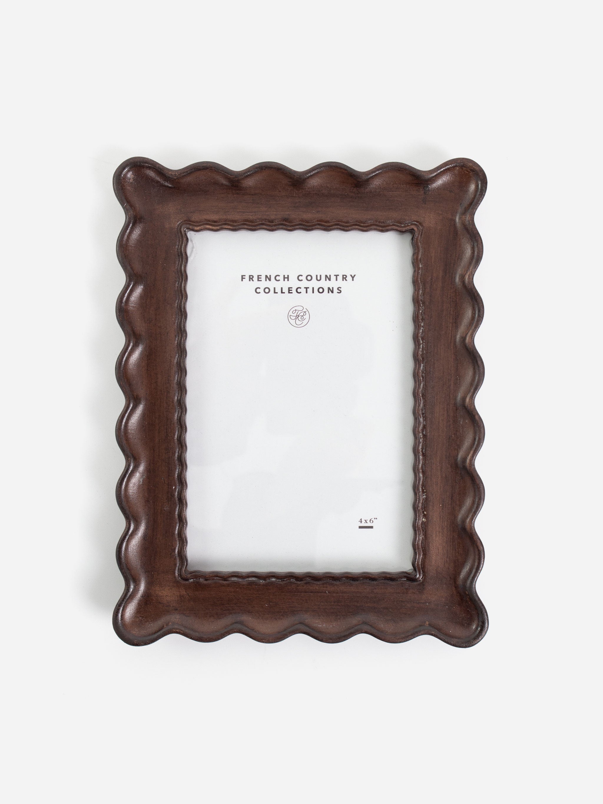 Chestnut Wavy Photo Frame