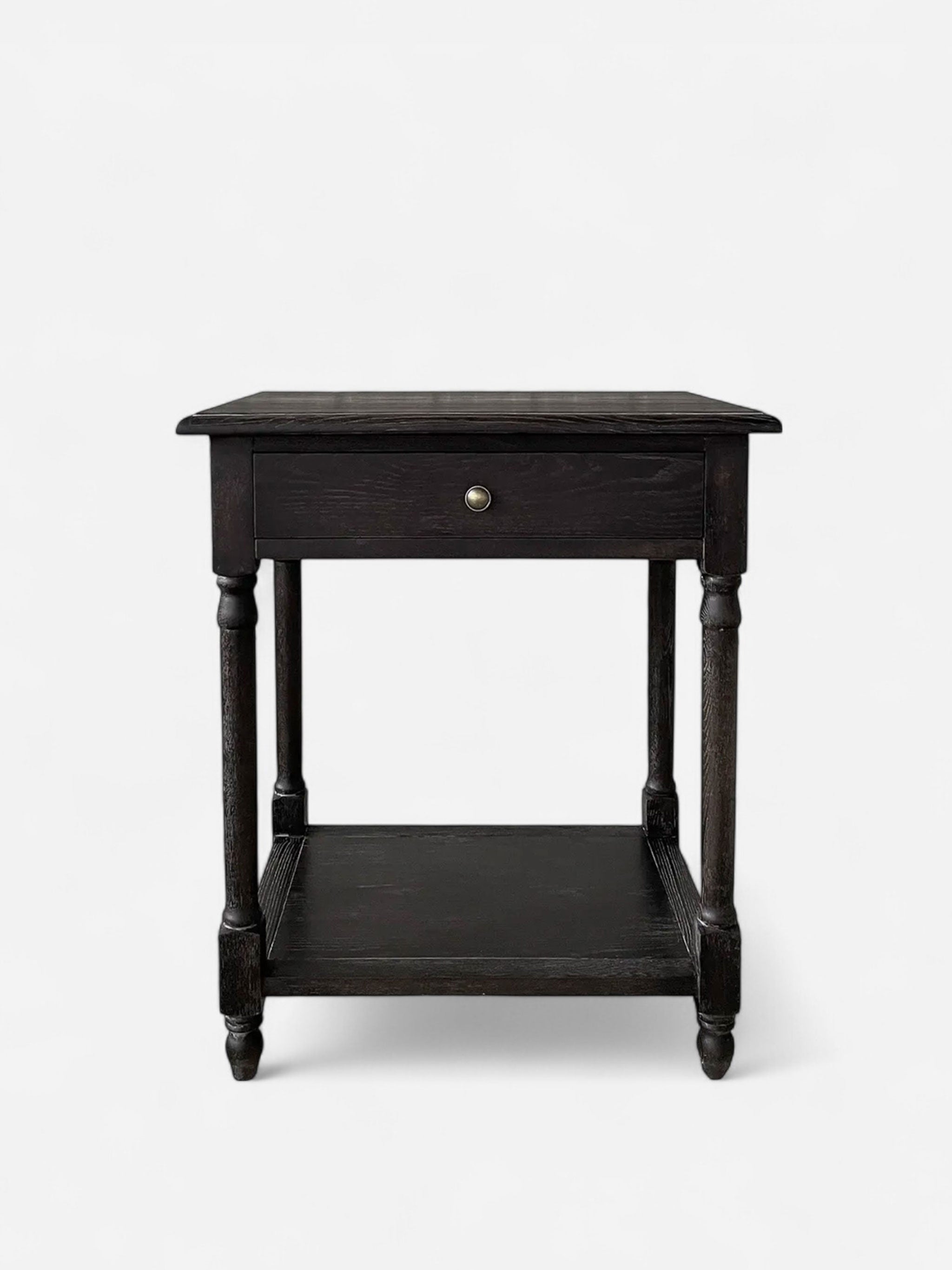 Chloe Black Bedside Table
