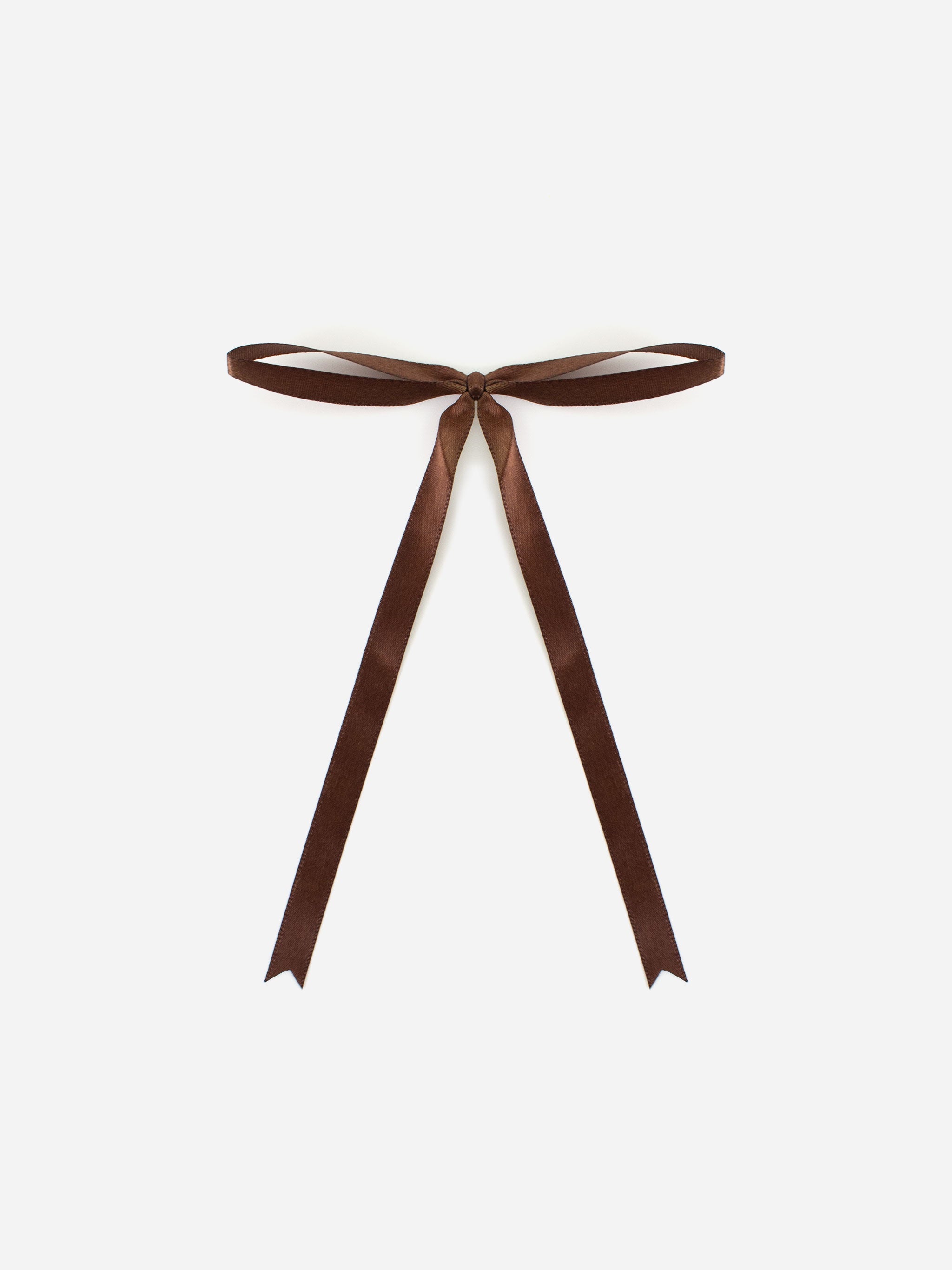 Chocolate Satin Bow