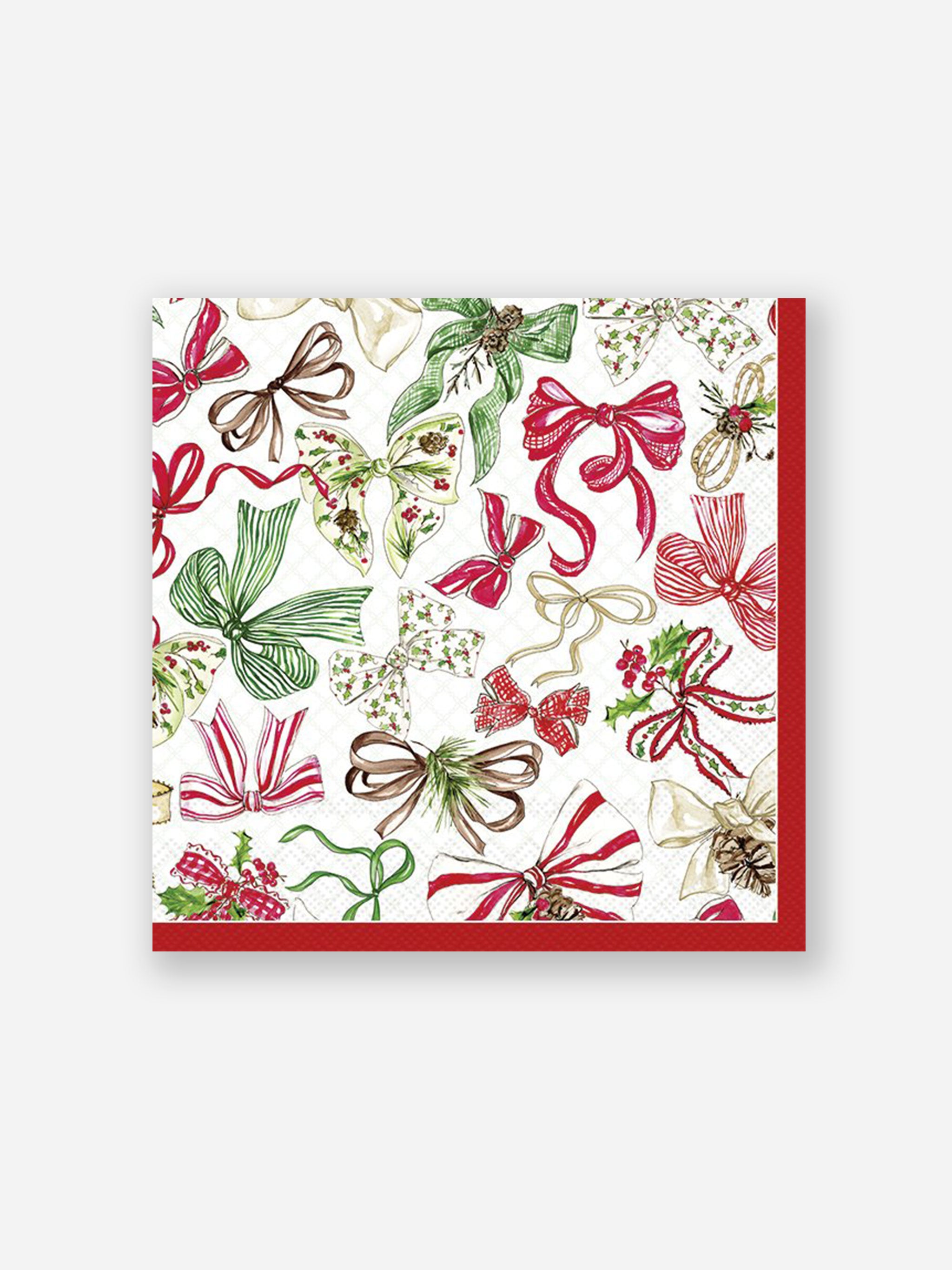 Christmas Bow Napkins