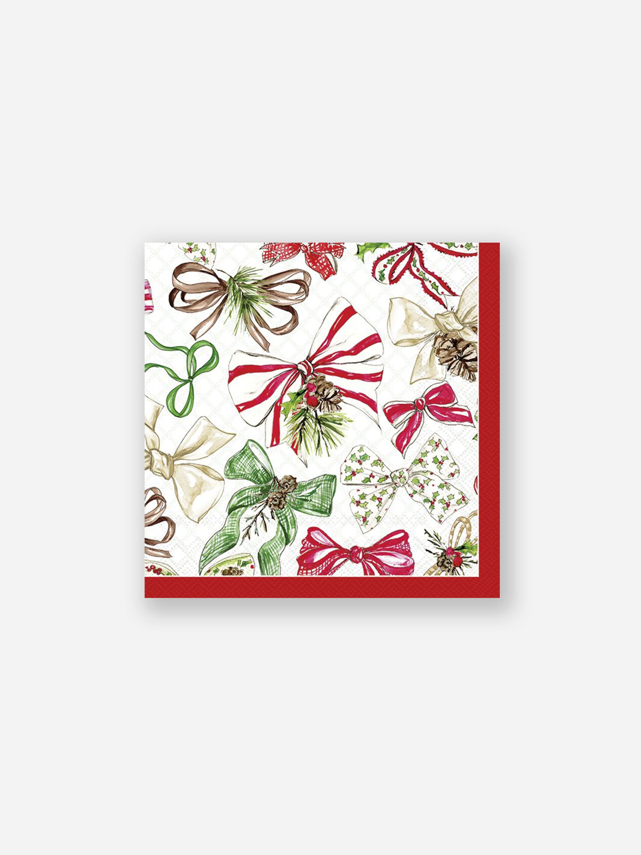 Christmas Bow Napkins
