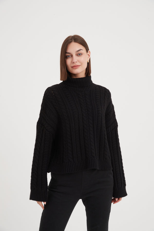Chunky Cable Oversized Knit