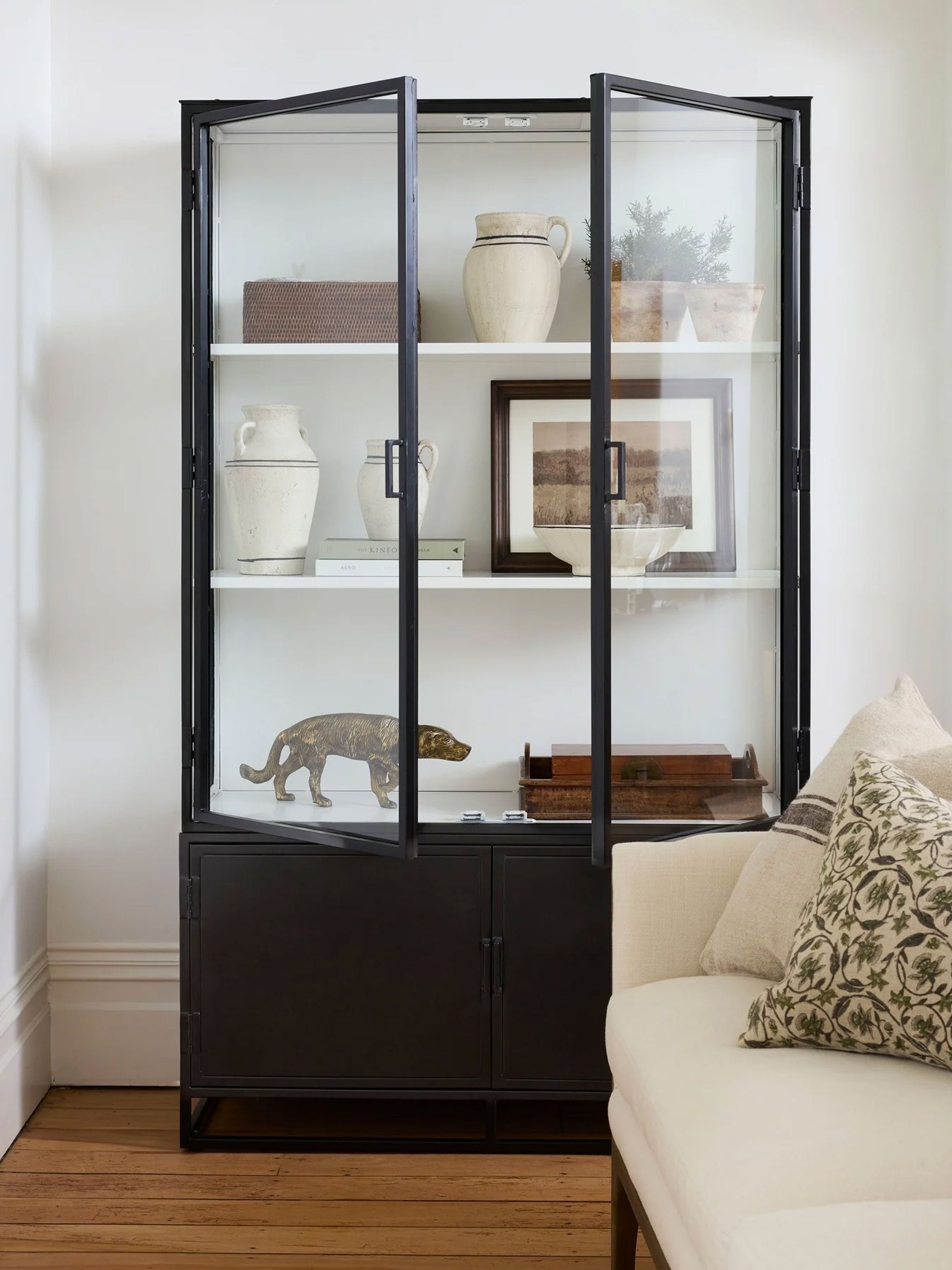 Cole Double Display Cabinet