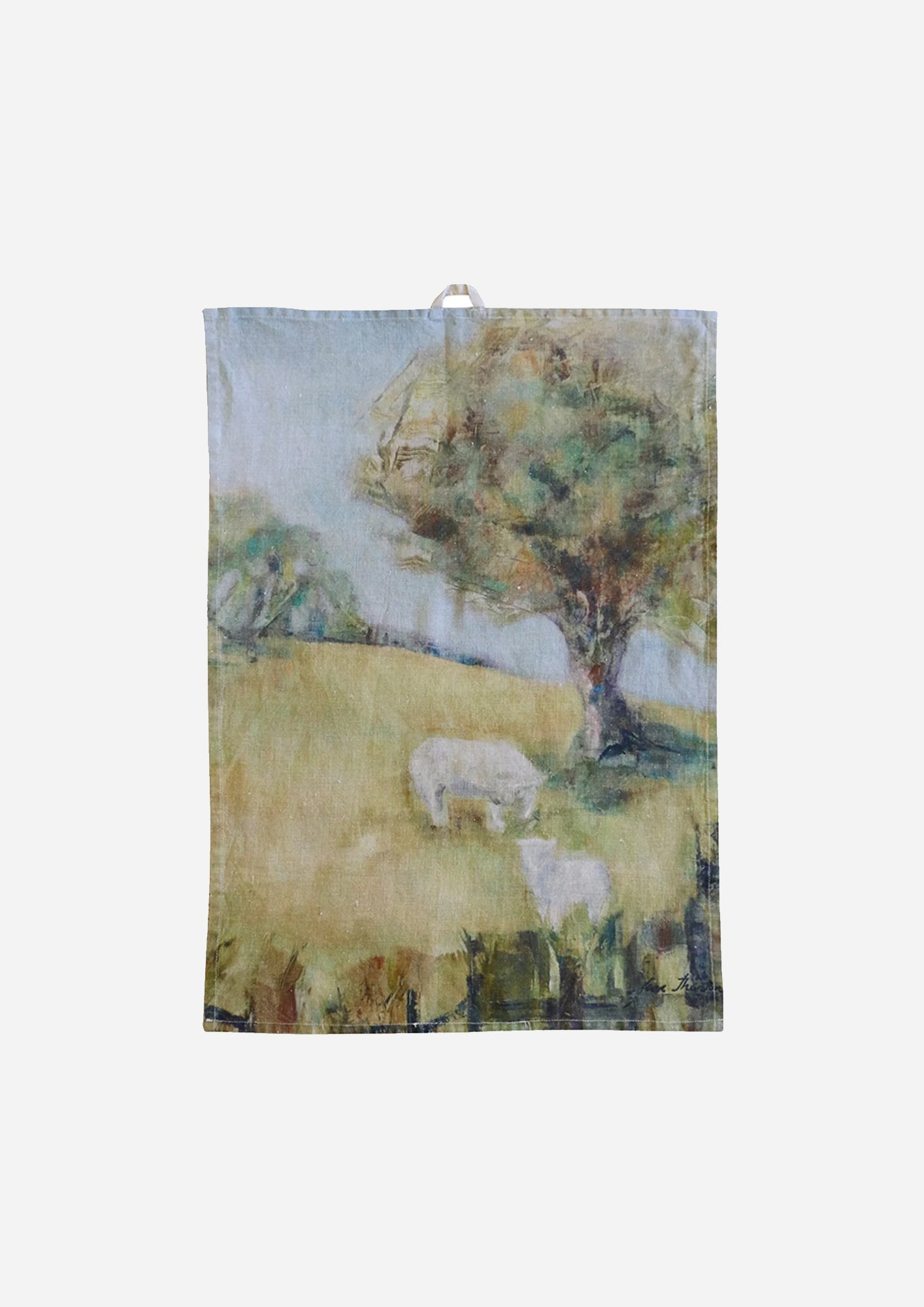 Cornwall Park Linen Tea Towel