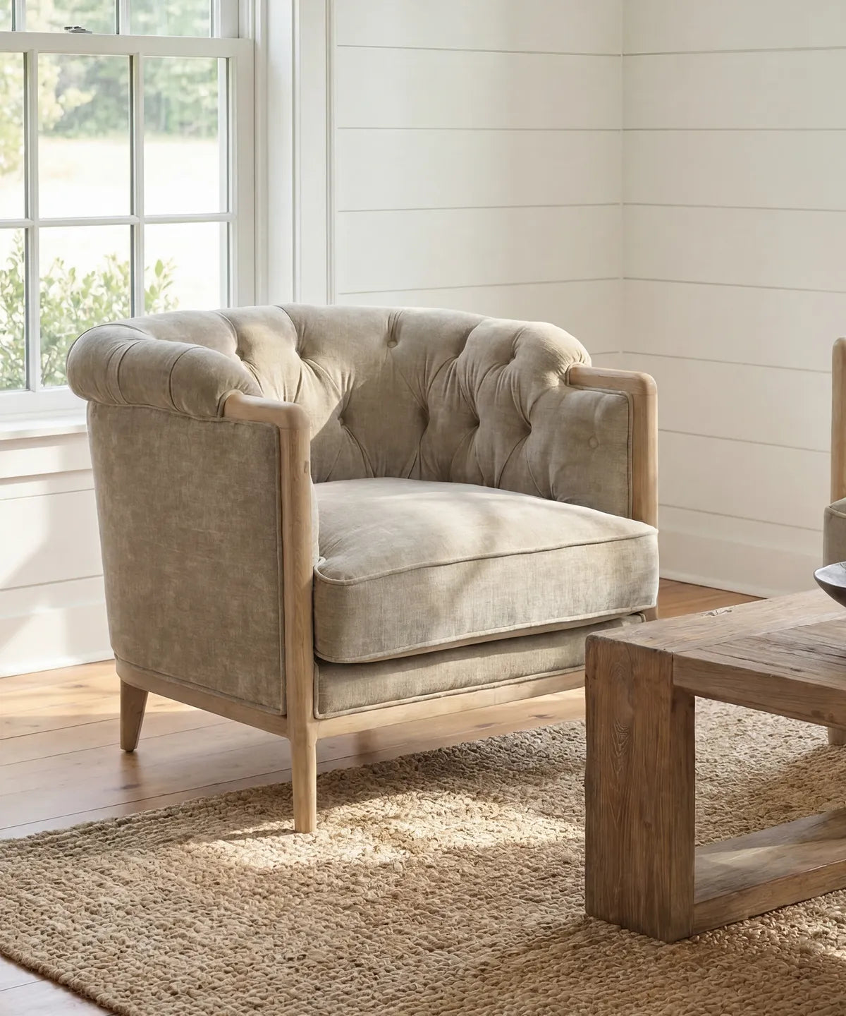Coventry Button Lounge Chair