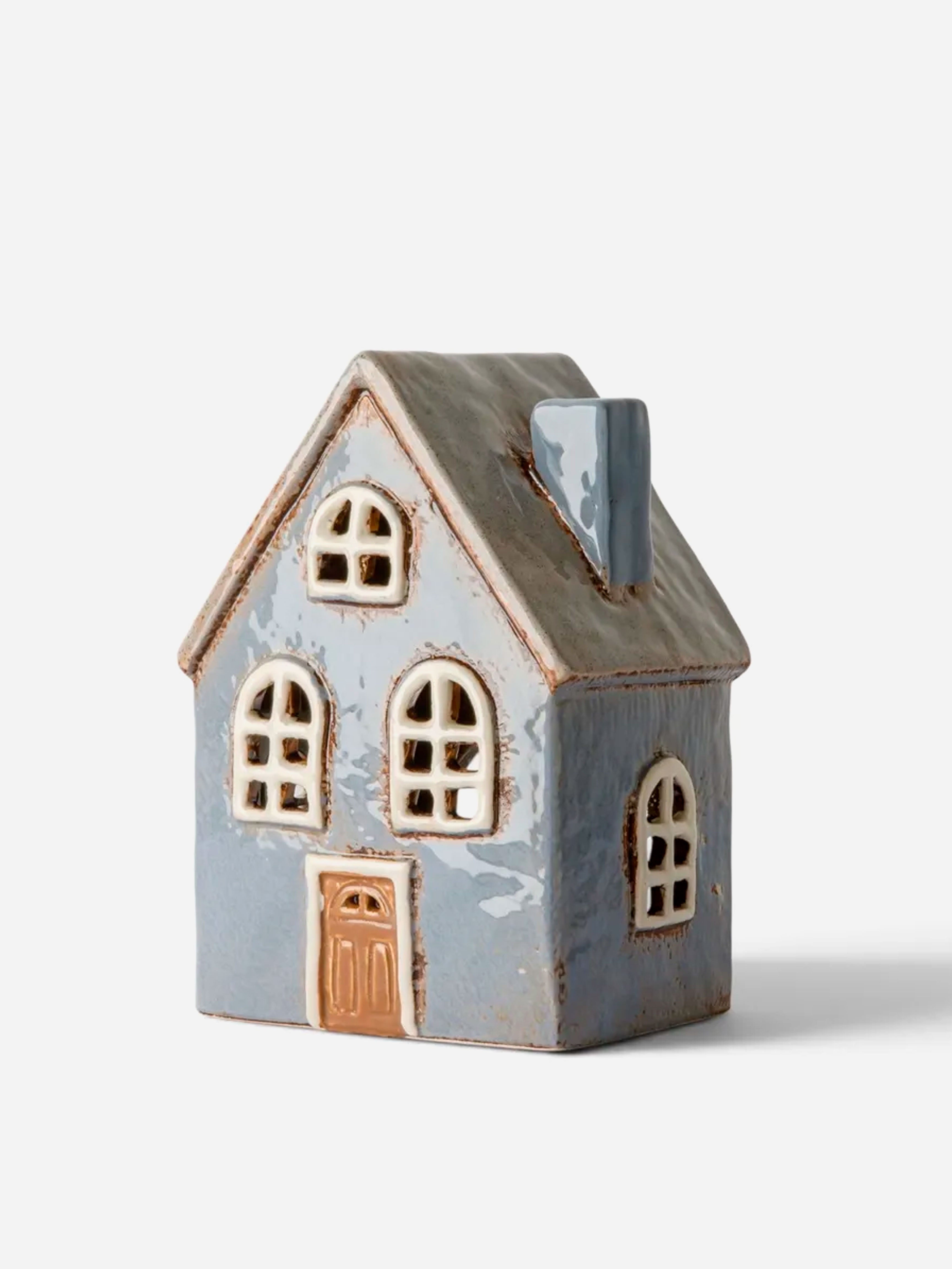 Devon Cornflour Arch Window Tea Light Cottage