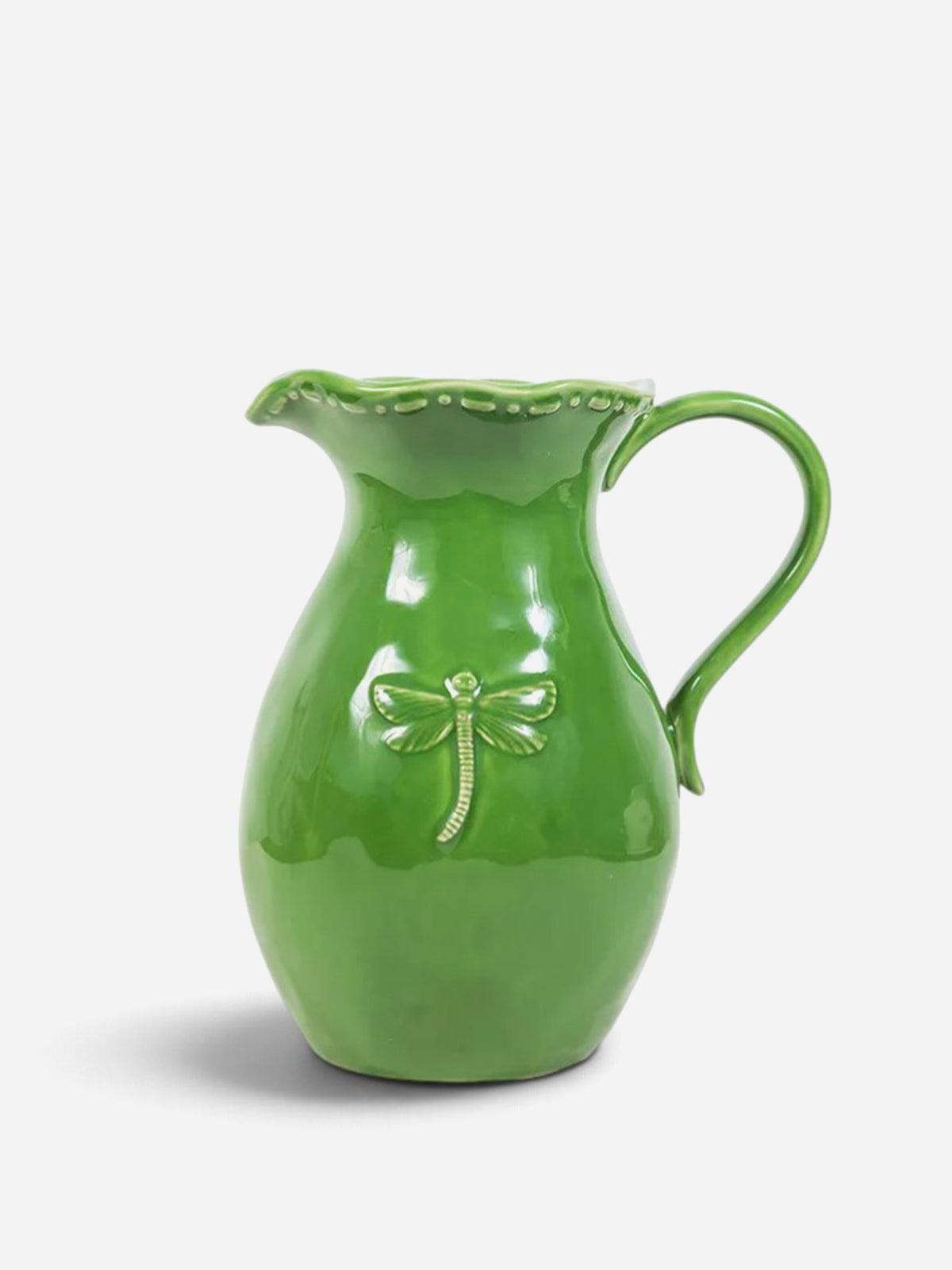Dragonfly Small Green Jug