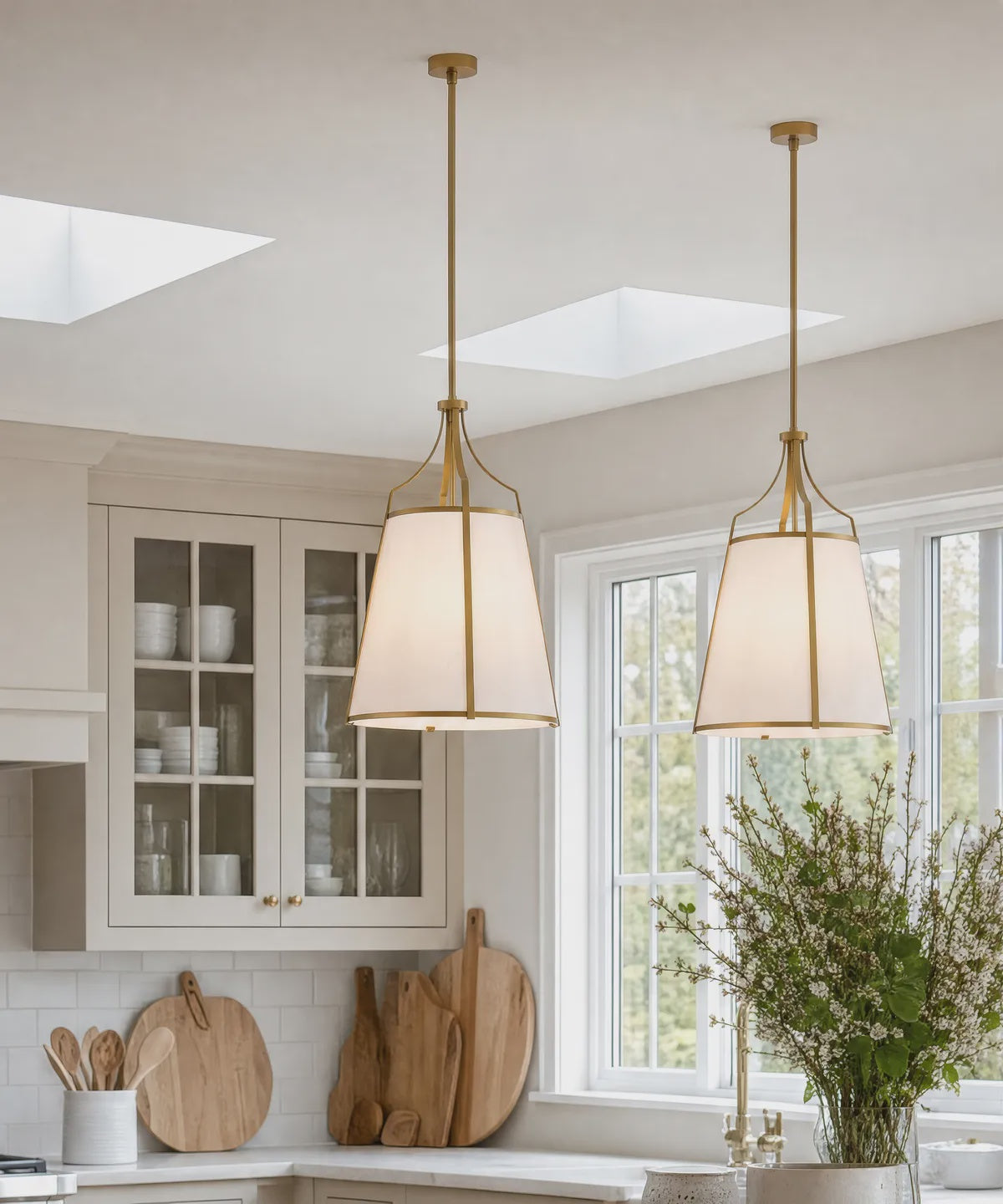 Ellery Tall Gold Pendant