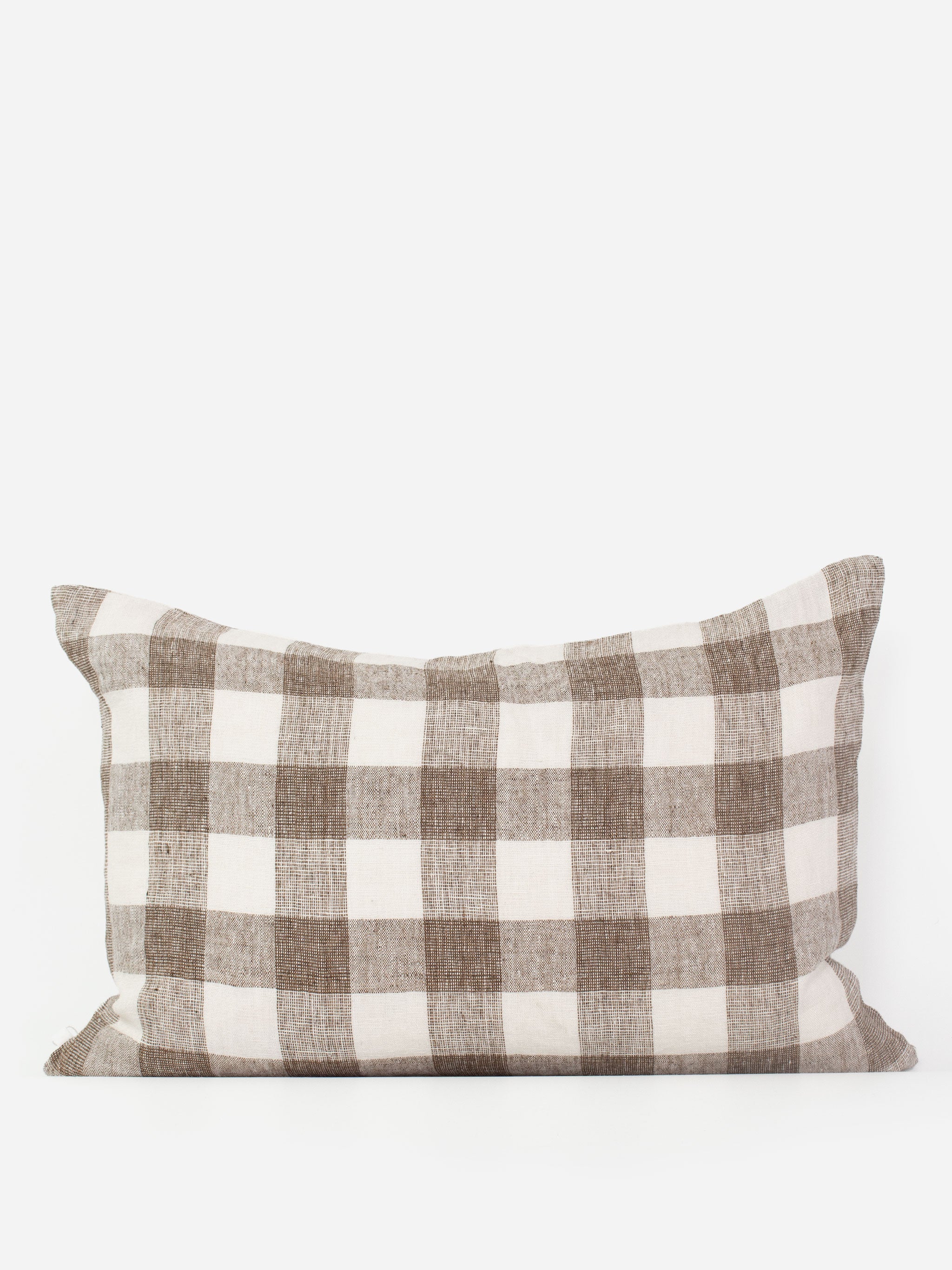 Estelle Gingham Lumbar Cushion Cover