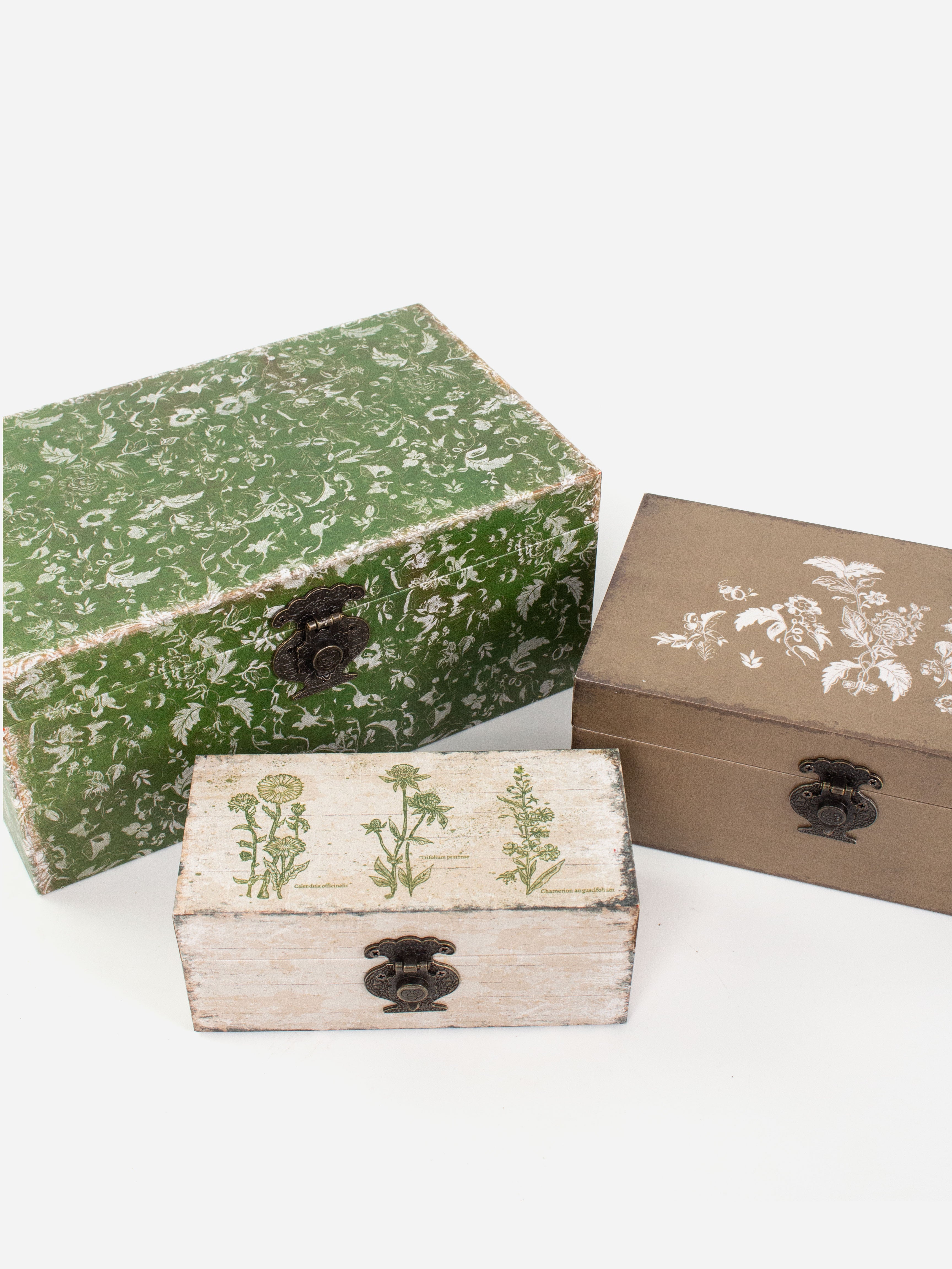 Flora Vintage Look Box