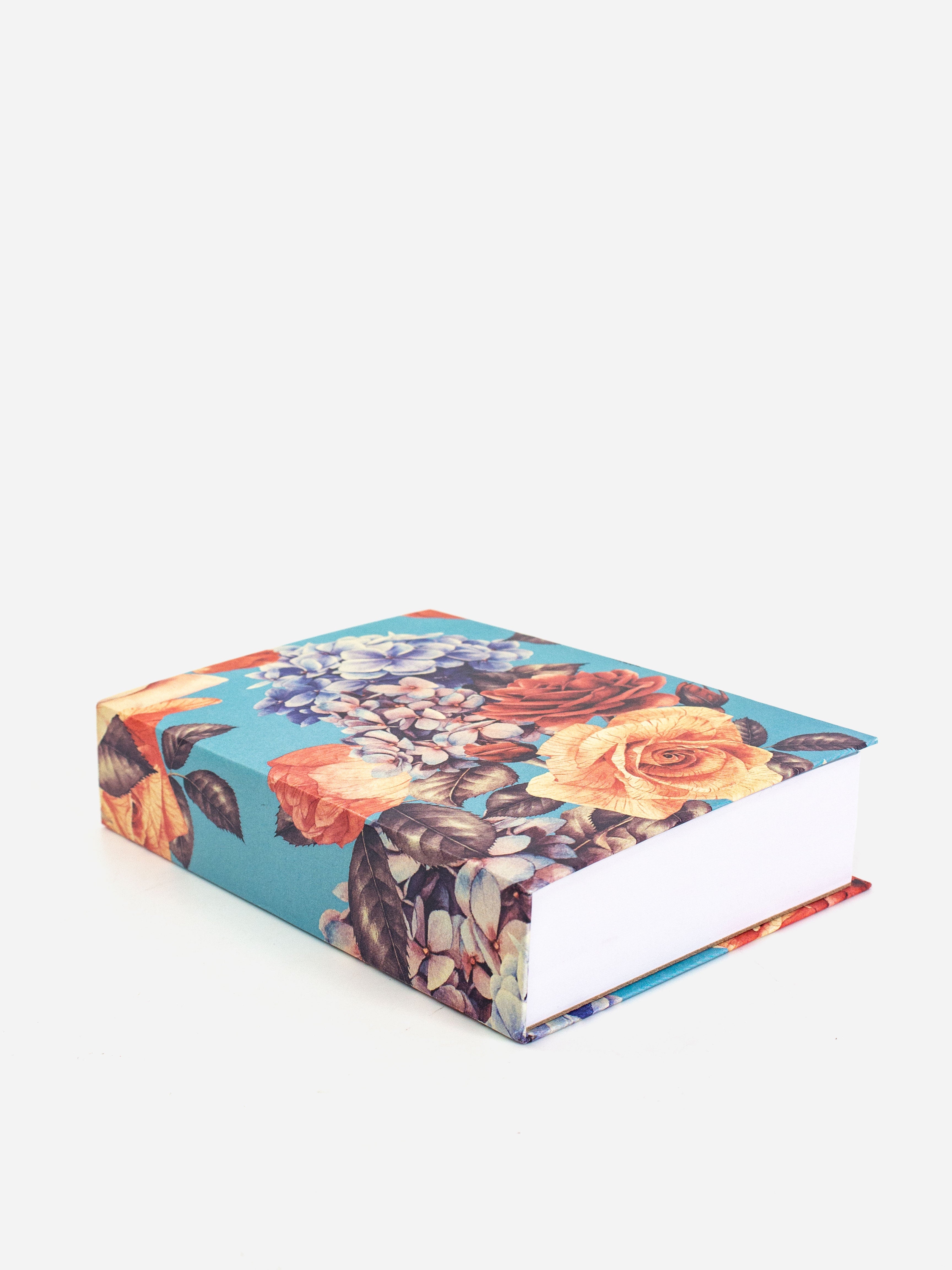 Flowers Orange Blue Multi Jotter Pad