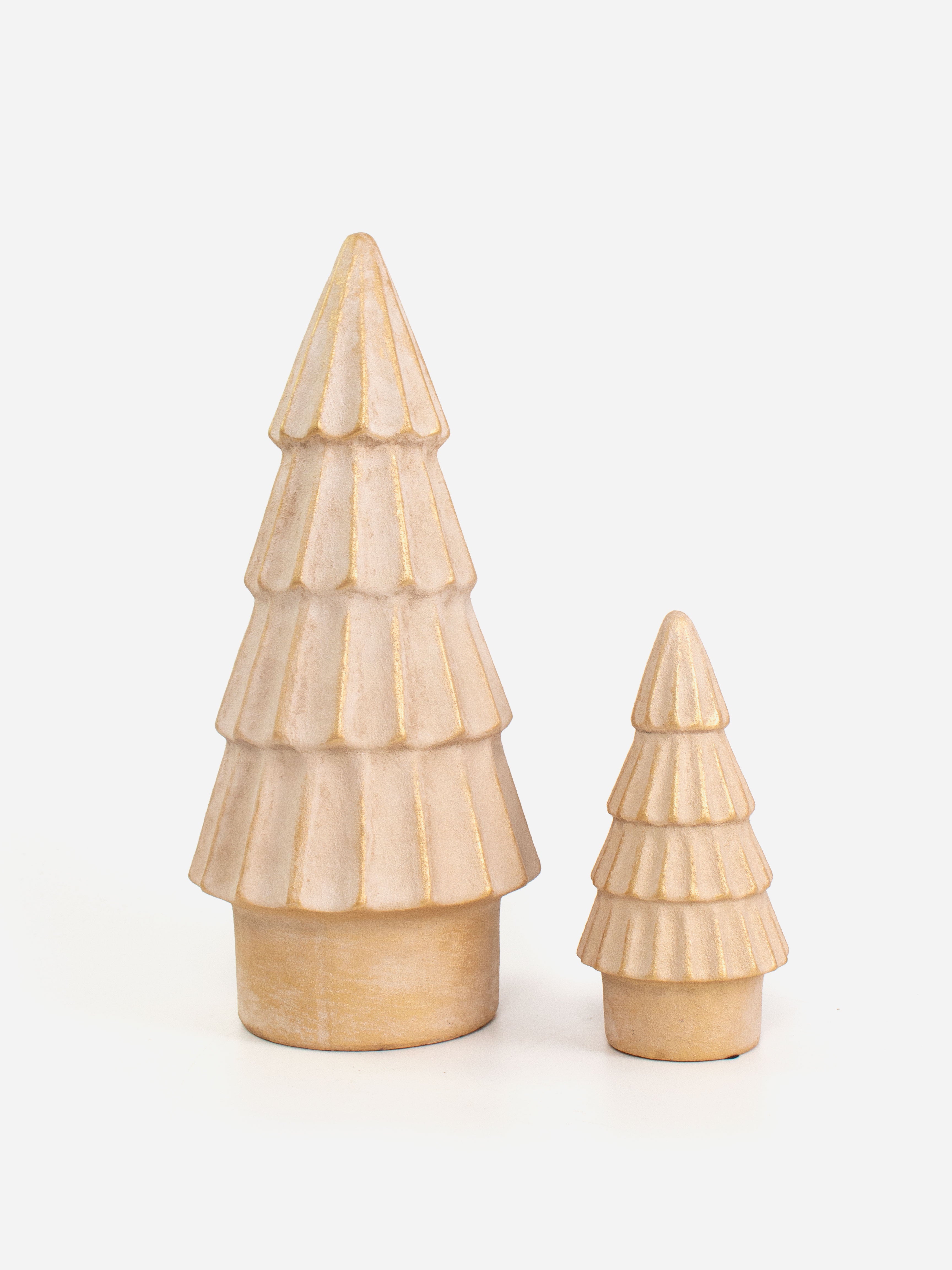 Fluted Stone Tree Gold