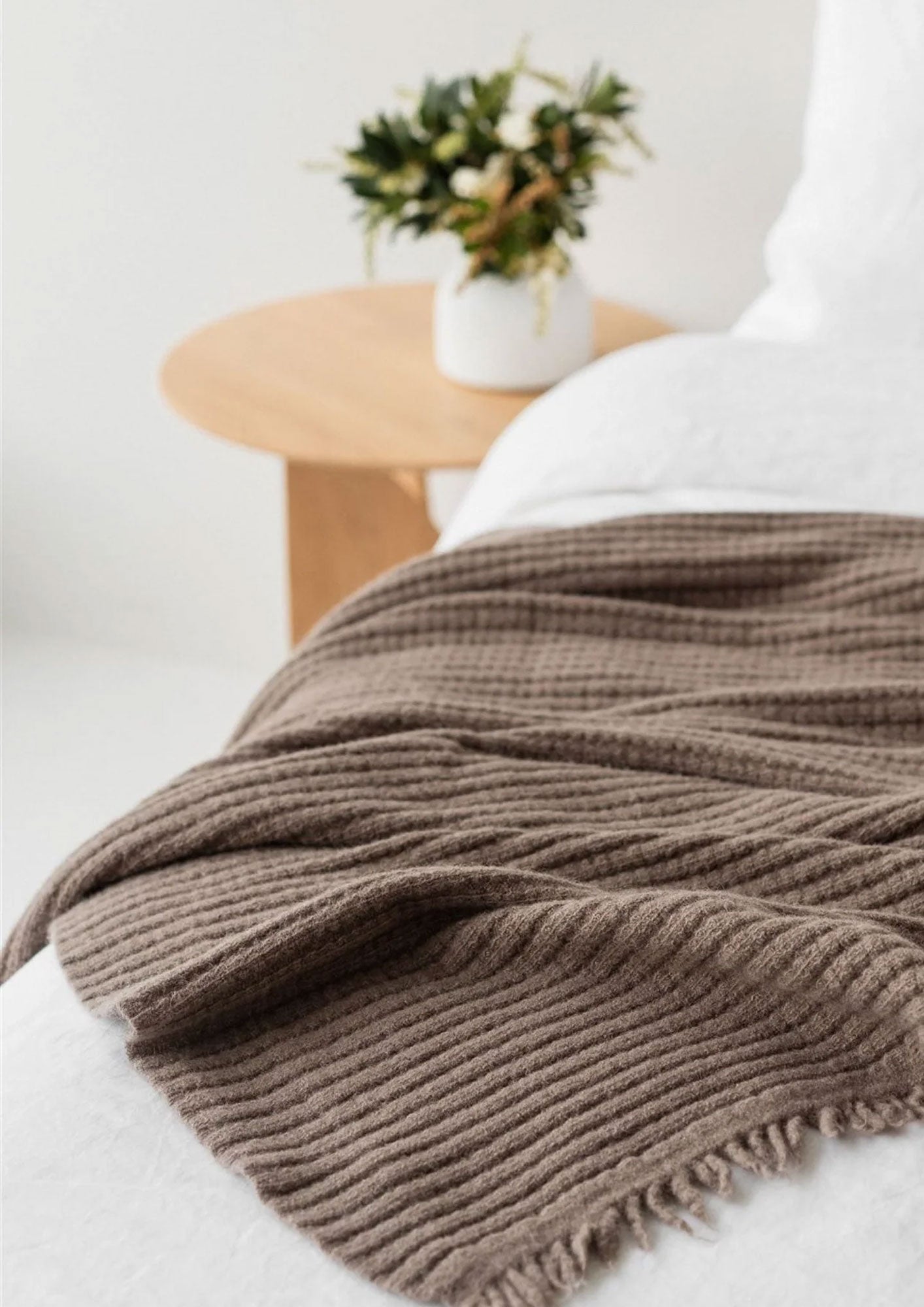 Foxtrot Ribbed Throw Blanket