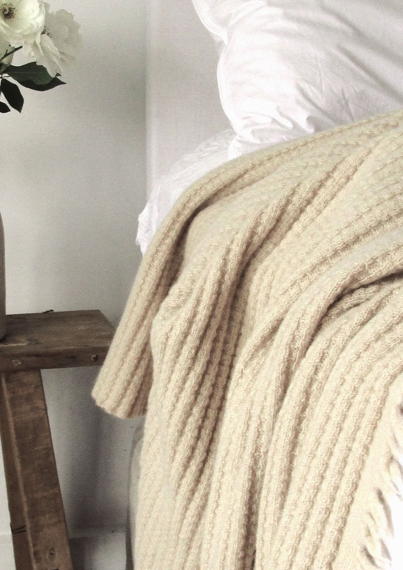 Foxtrot Ribbed Throw Blanket