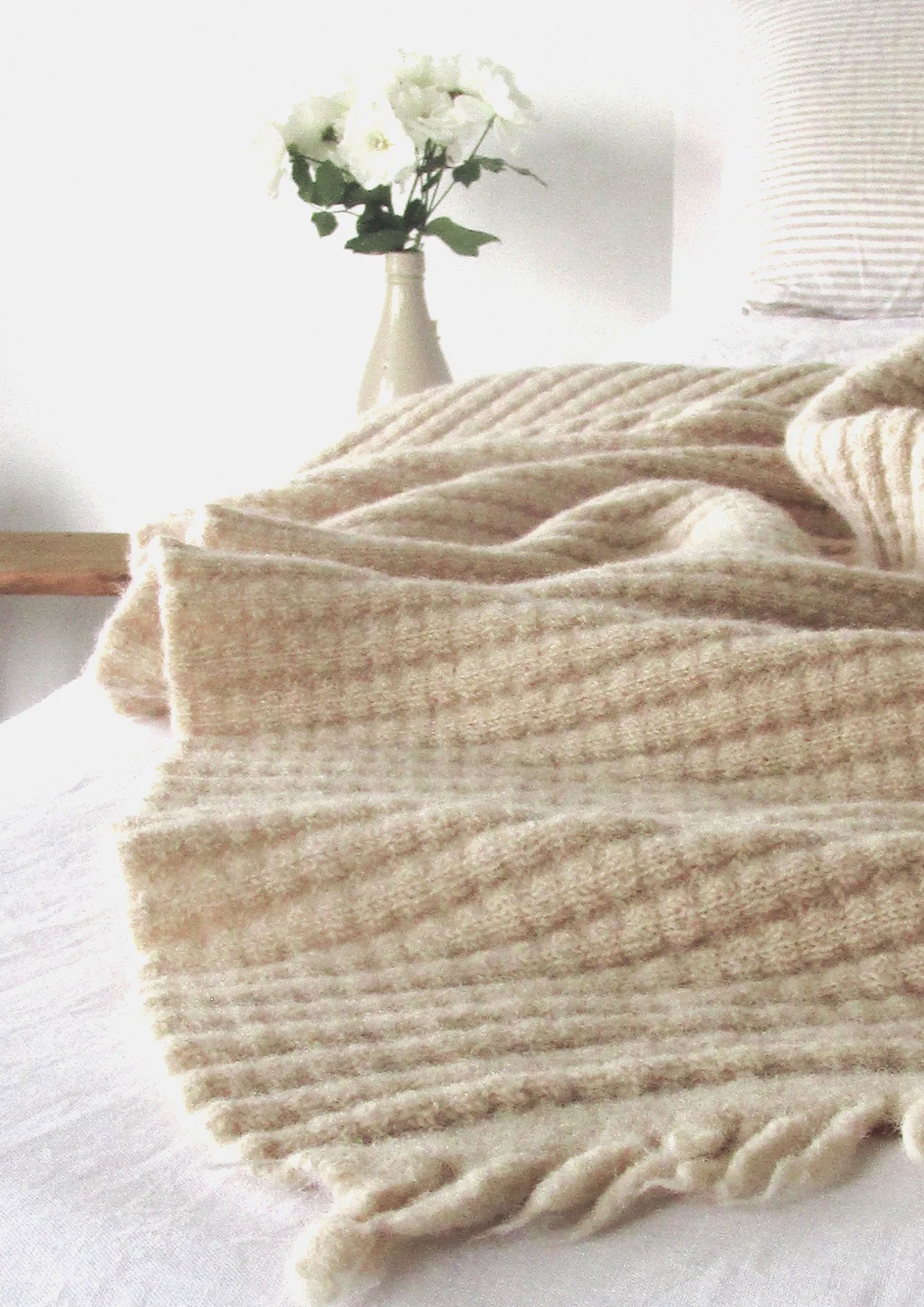 Foxtrot Ribbed Throw Blanket
