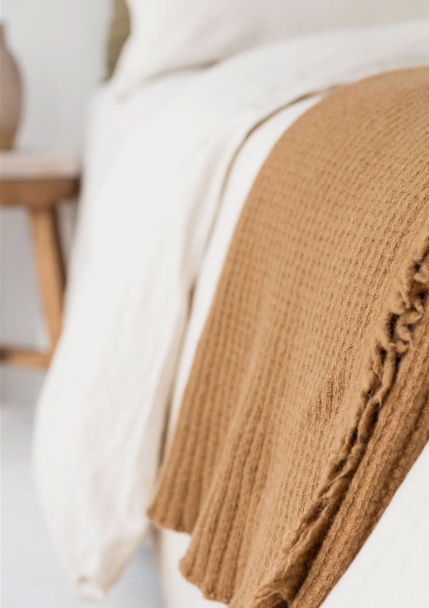 Foxtrot Ribbed Throw Blanket