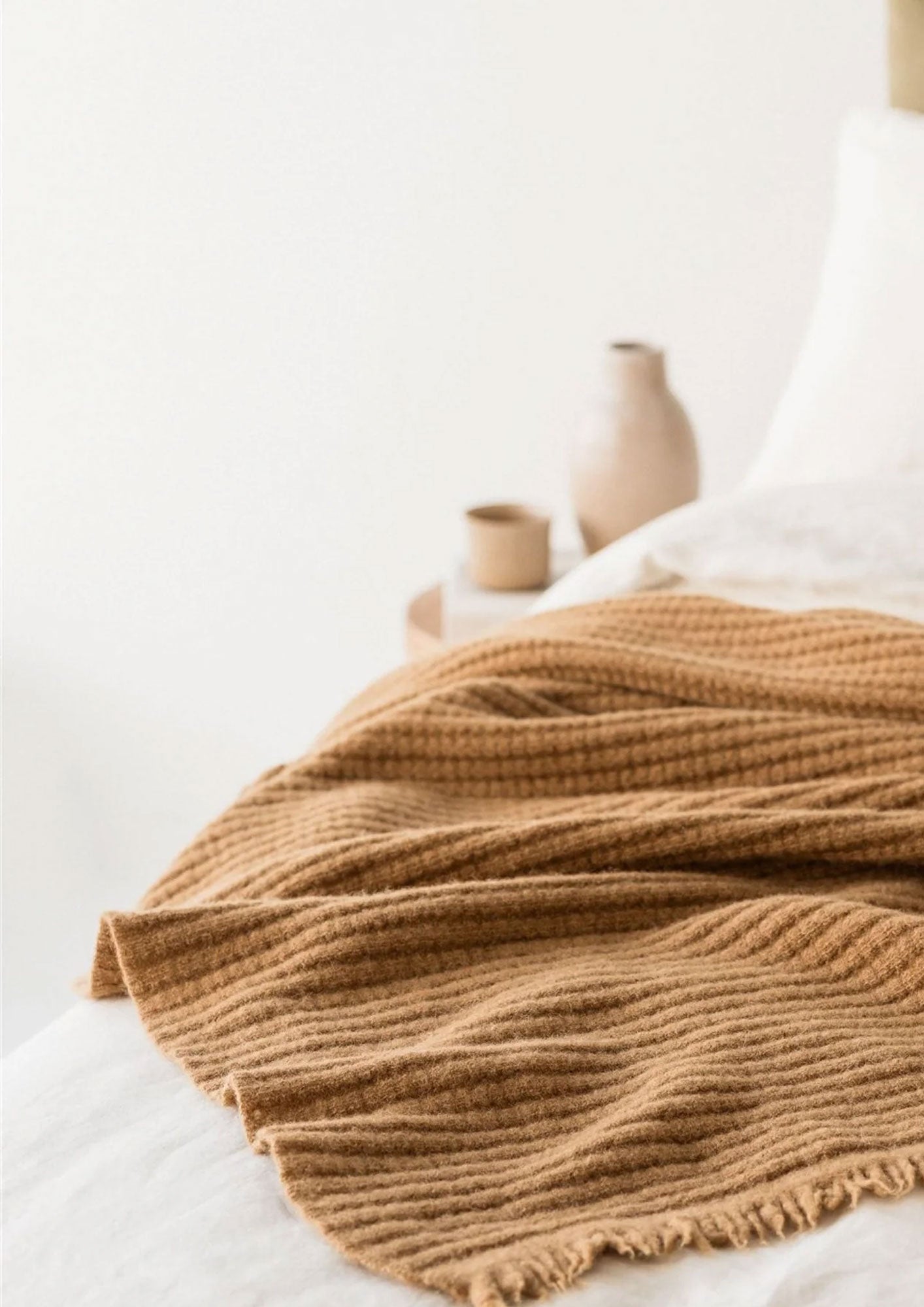 Foxtrot Ribbed Throw Blanket