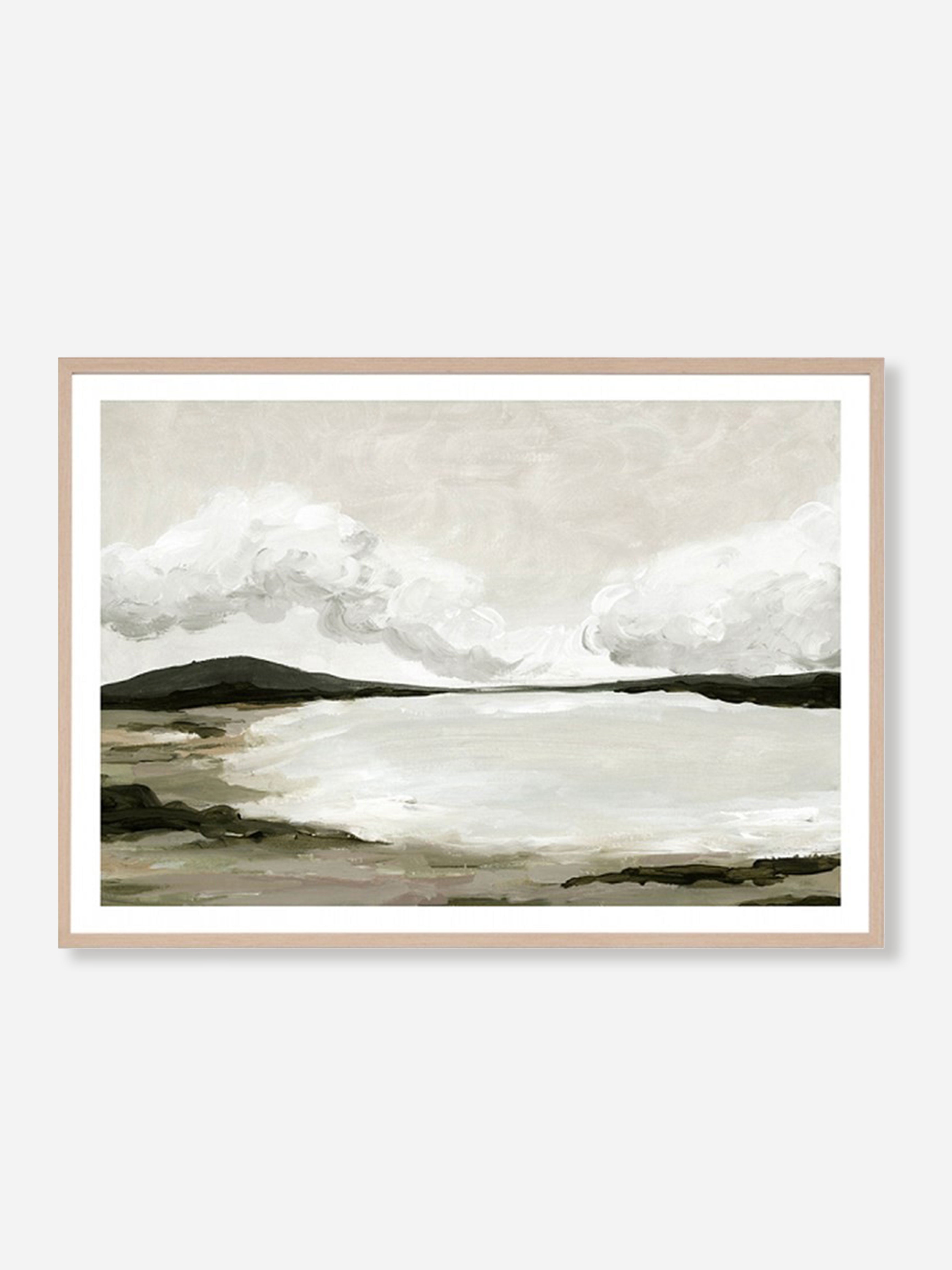 Framed Peaceful Vista Haze Print