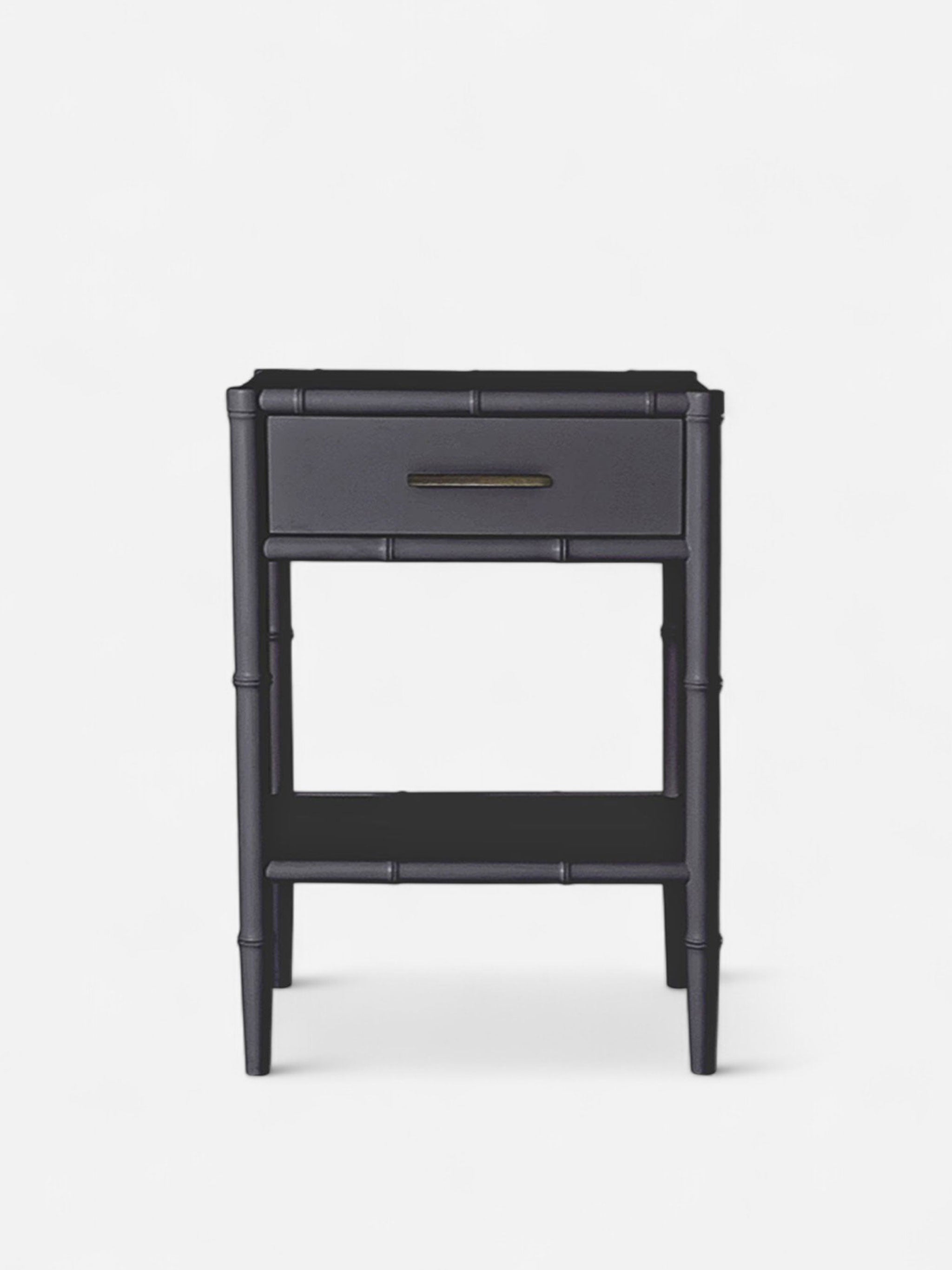 Freya Black Bedside | 1 Drawer