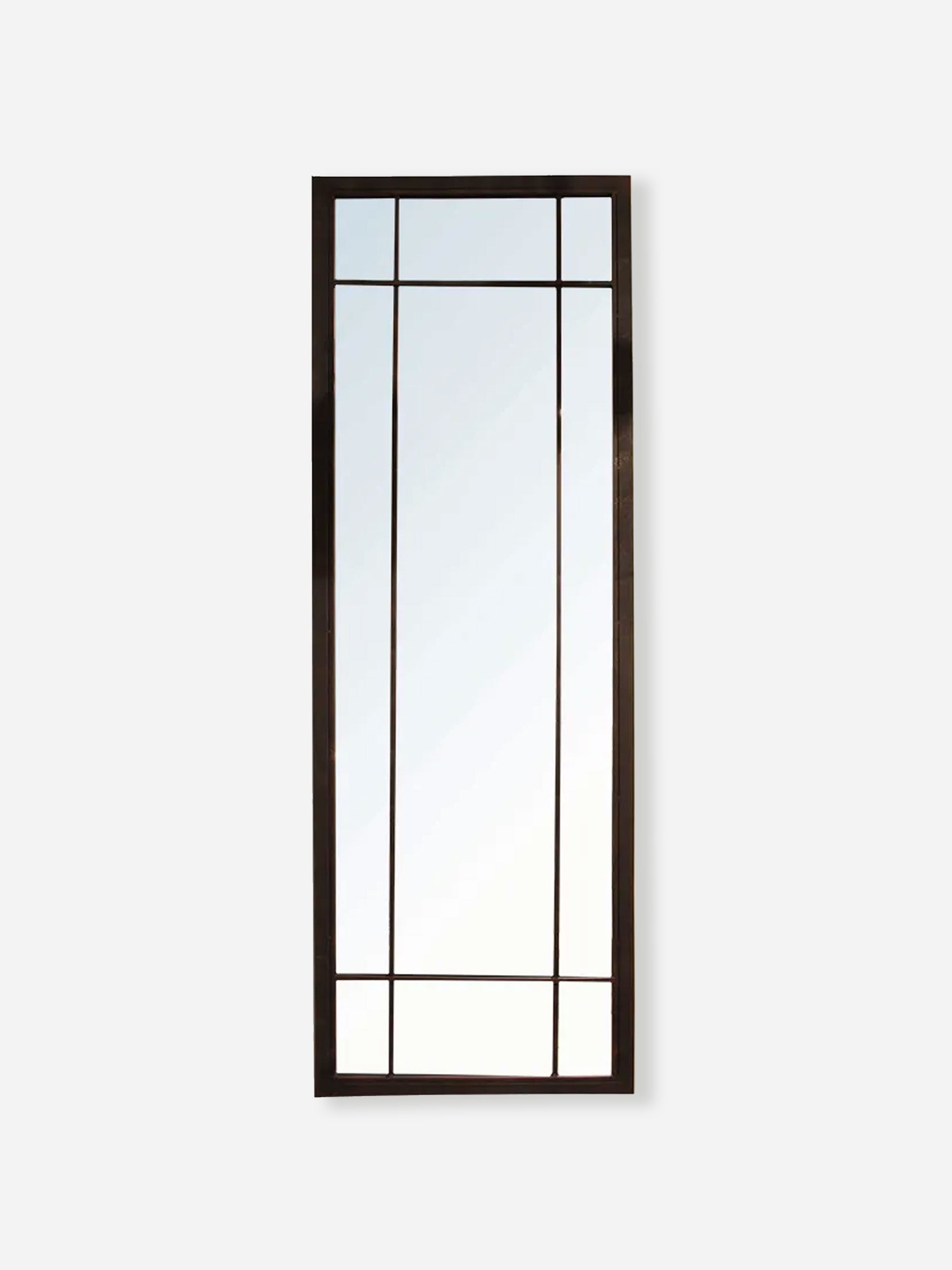 Full Length Iron Grid Mirror