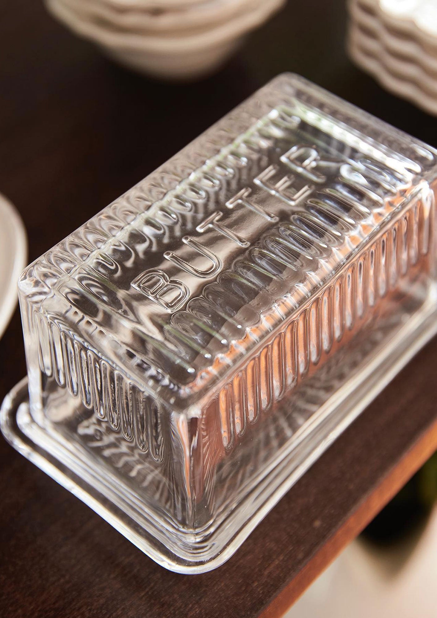 Glass Butter Dish