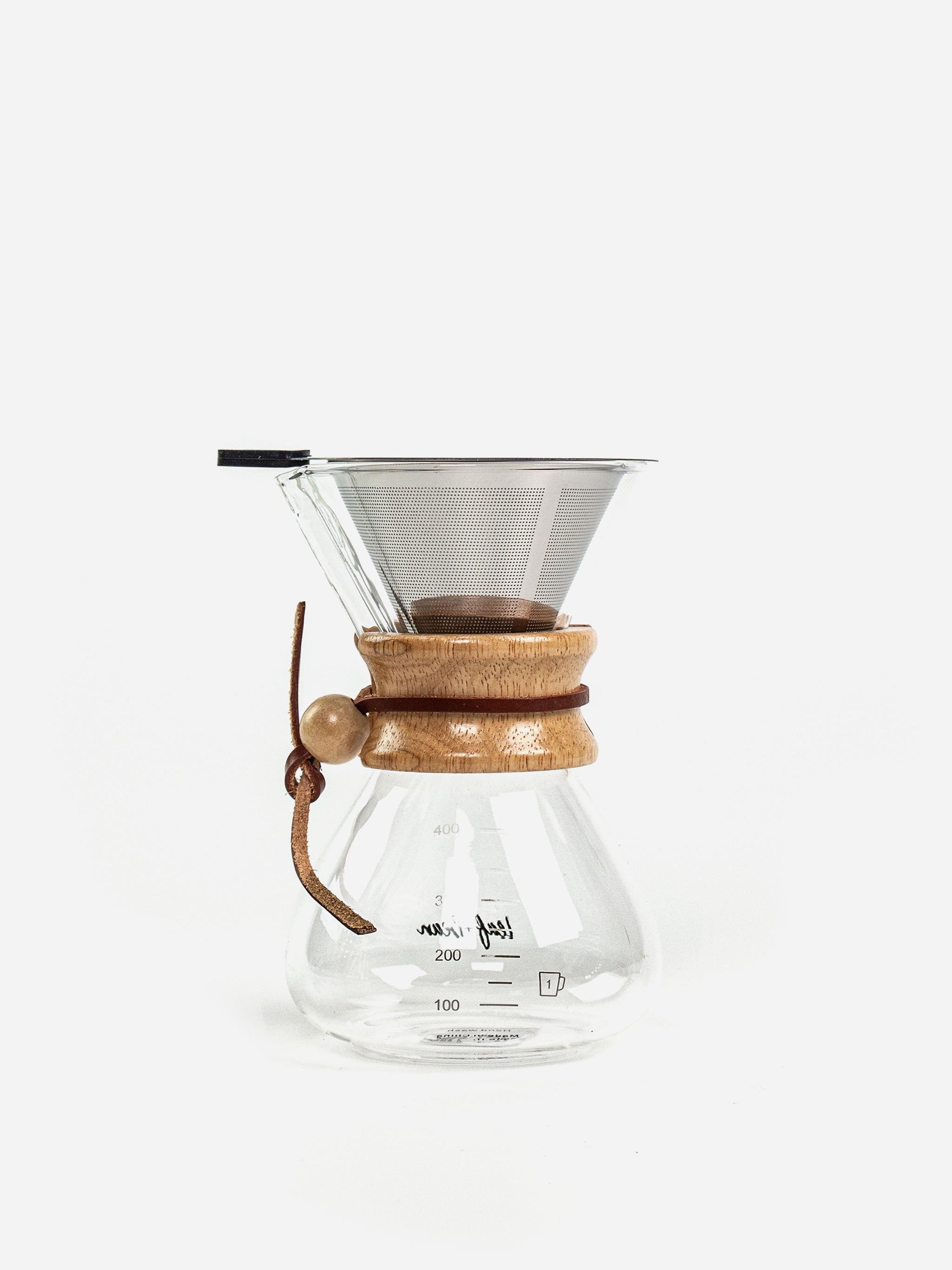 Glass Coffee Pot With S/S Filter 400ml