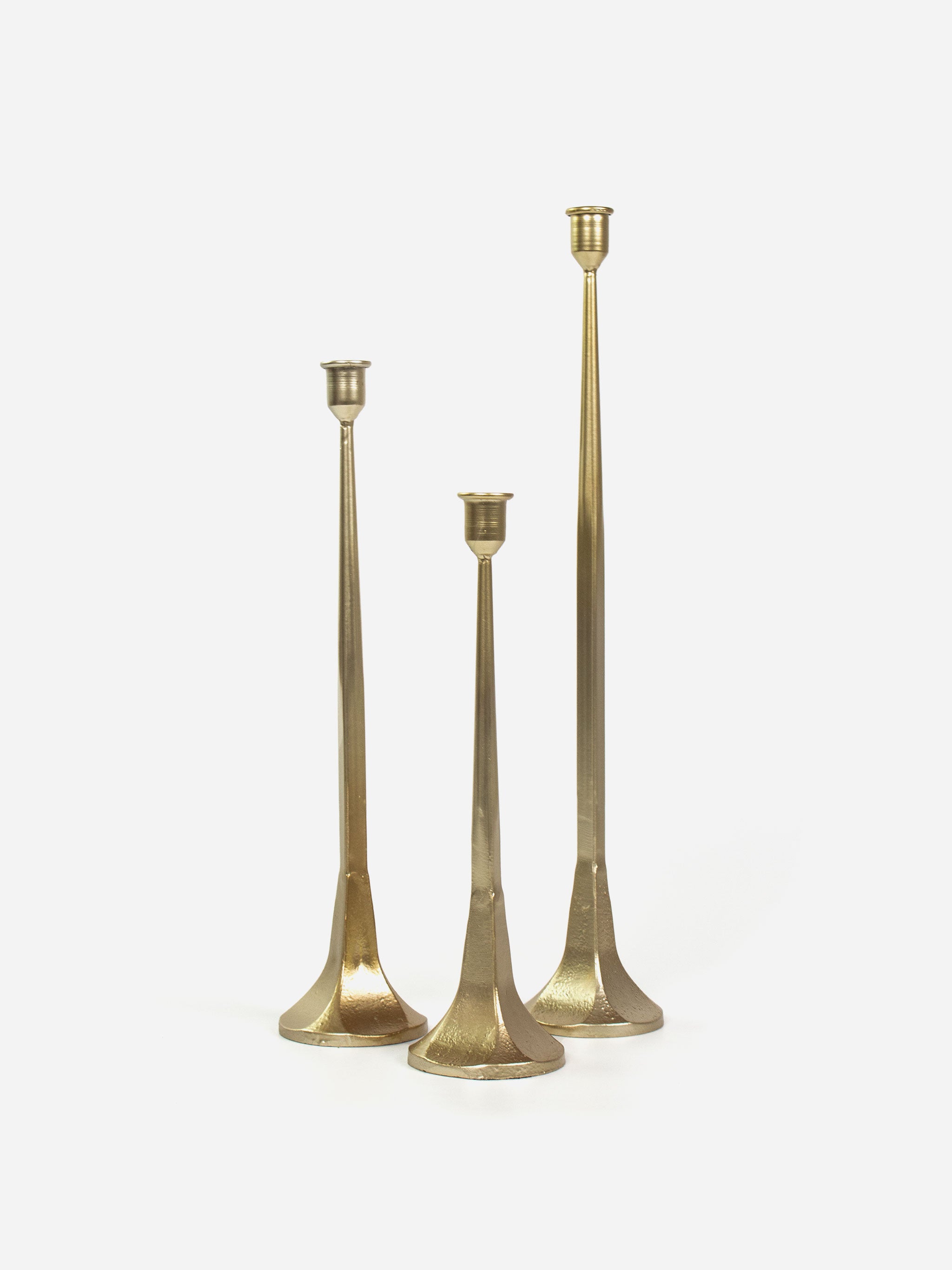 Gold Taper Candle Holder