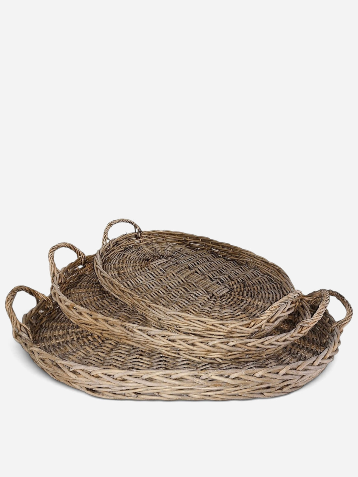 Grape Picking Oval Basket Tray
