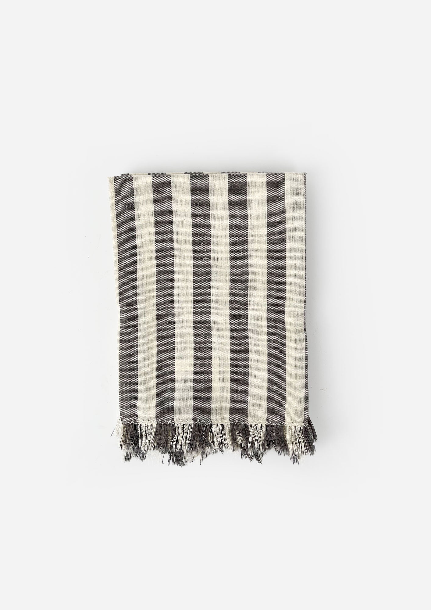 Grey Stripe Napkin Set