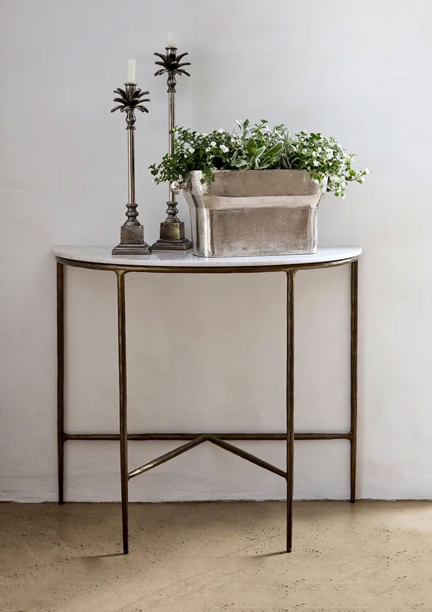 Half Round Wall Table