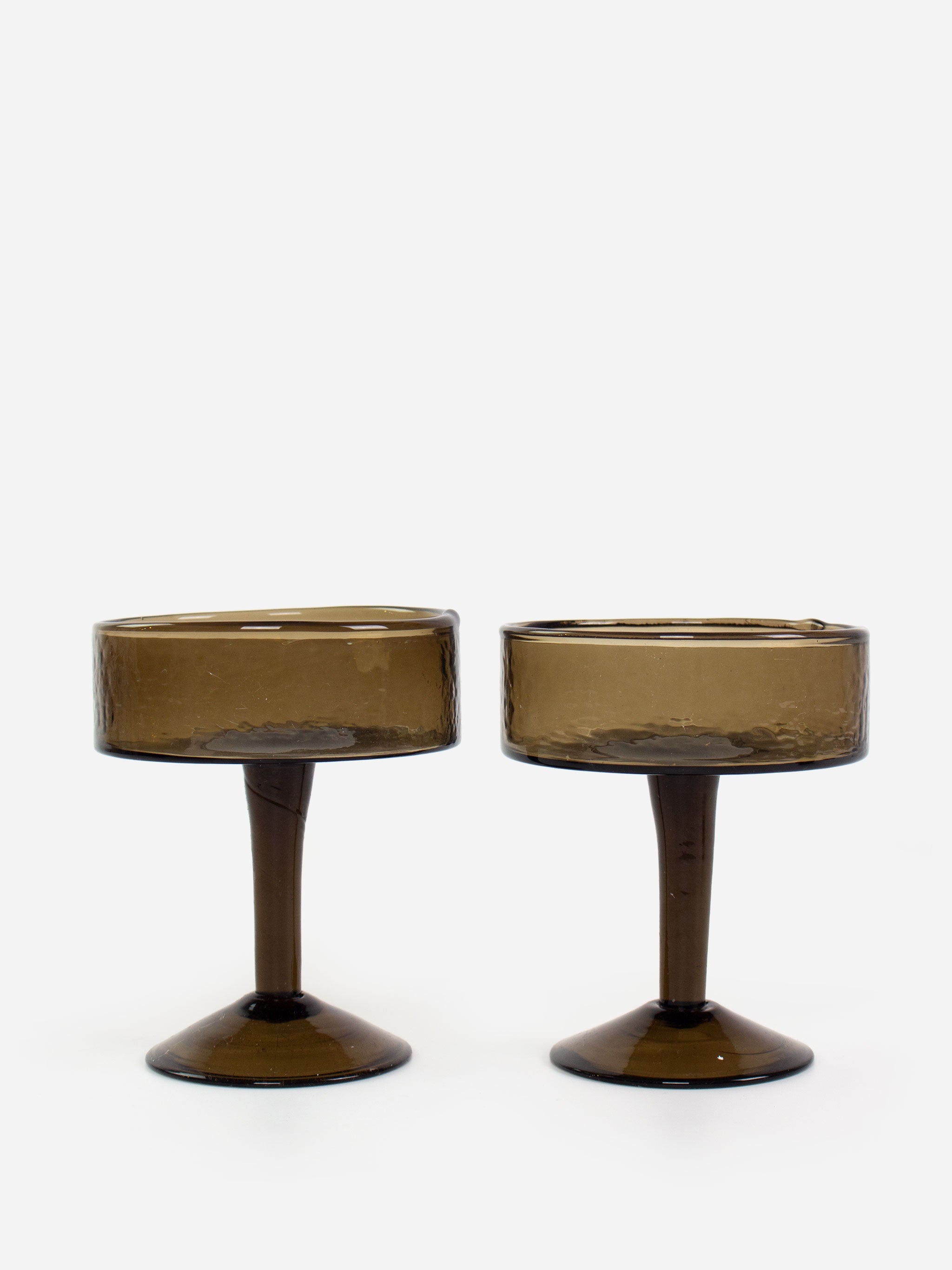 Hand Blown Coupe Glass Set