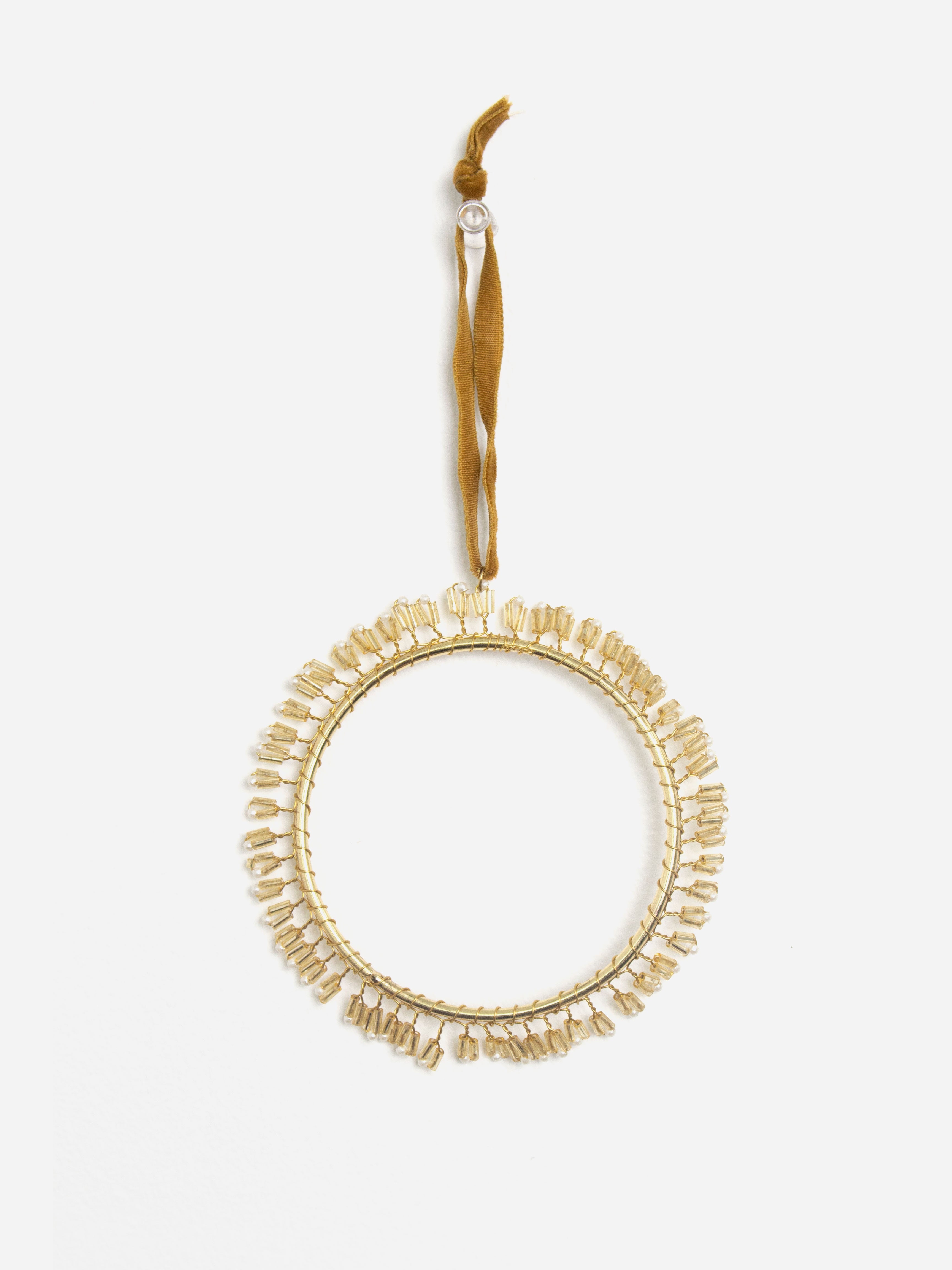 Hanging Beaded Circle