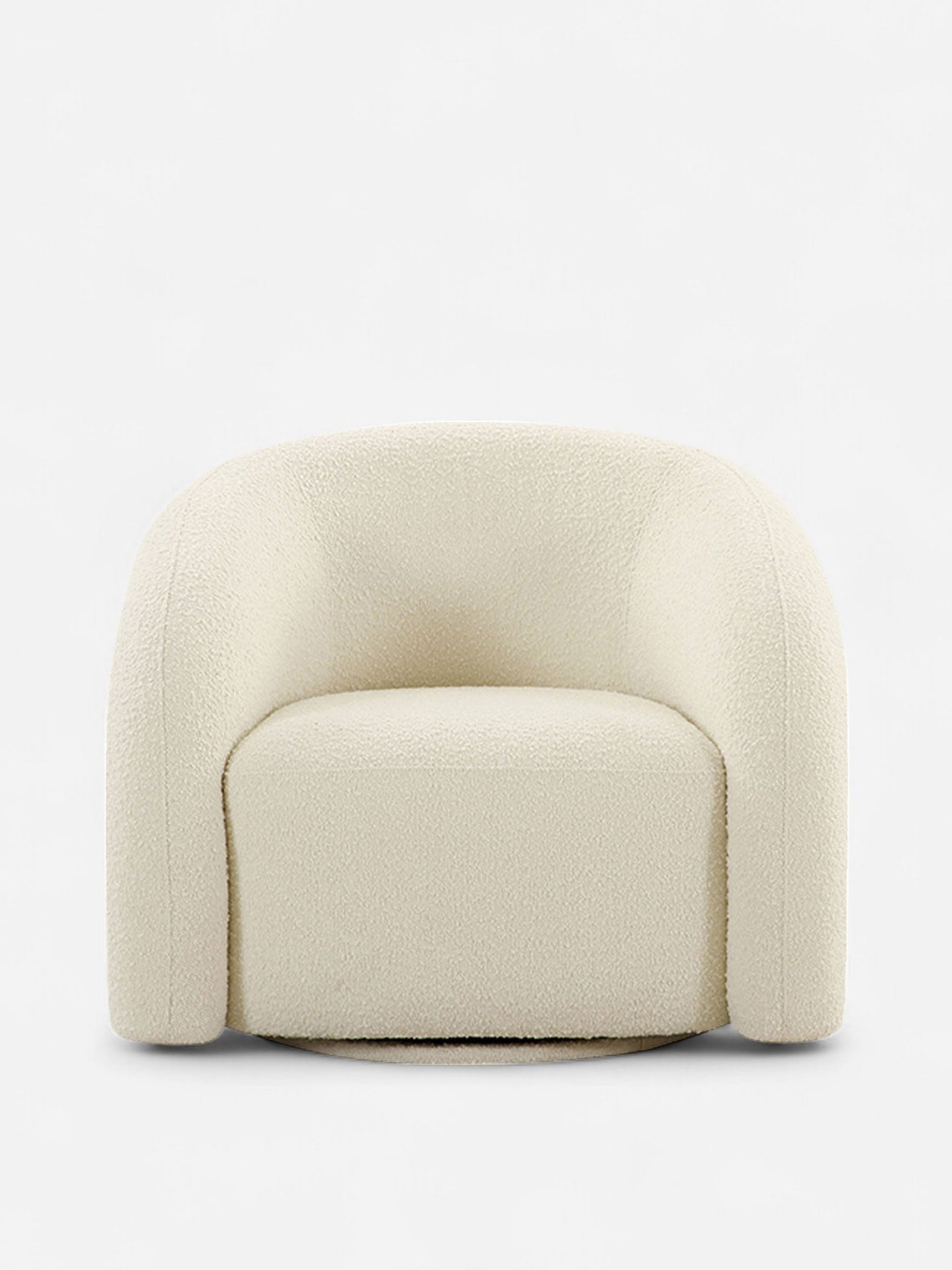 Hazel Swivel Armchair | White